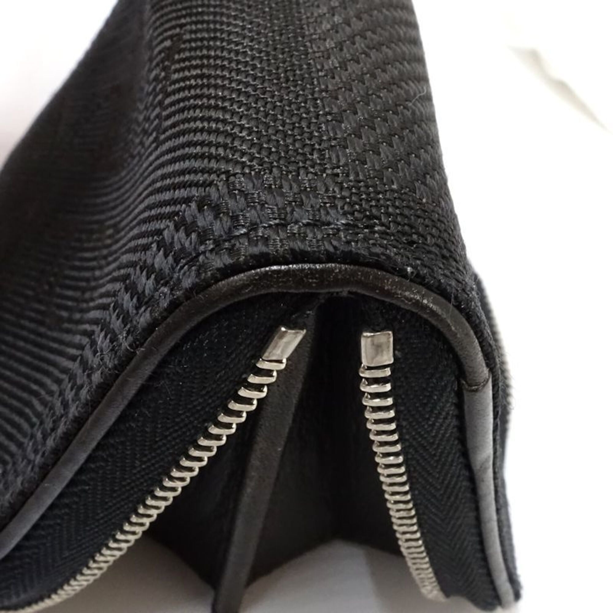 Louis Vuitton Noir Leather Coin Purse/Coin Case (Pre-Owned)