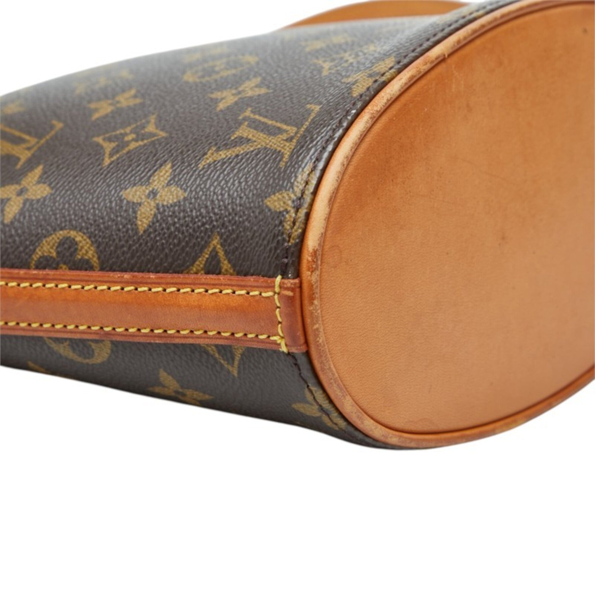 Louis Vuitton Brown Pvc Leather Shoulder Bag (Pre-Owned)