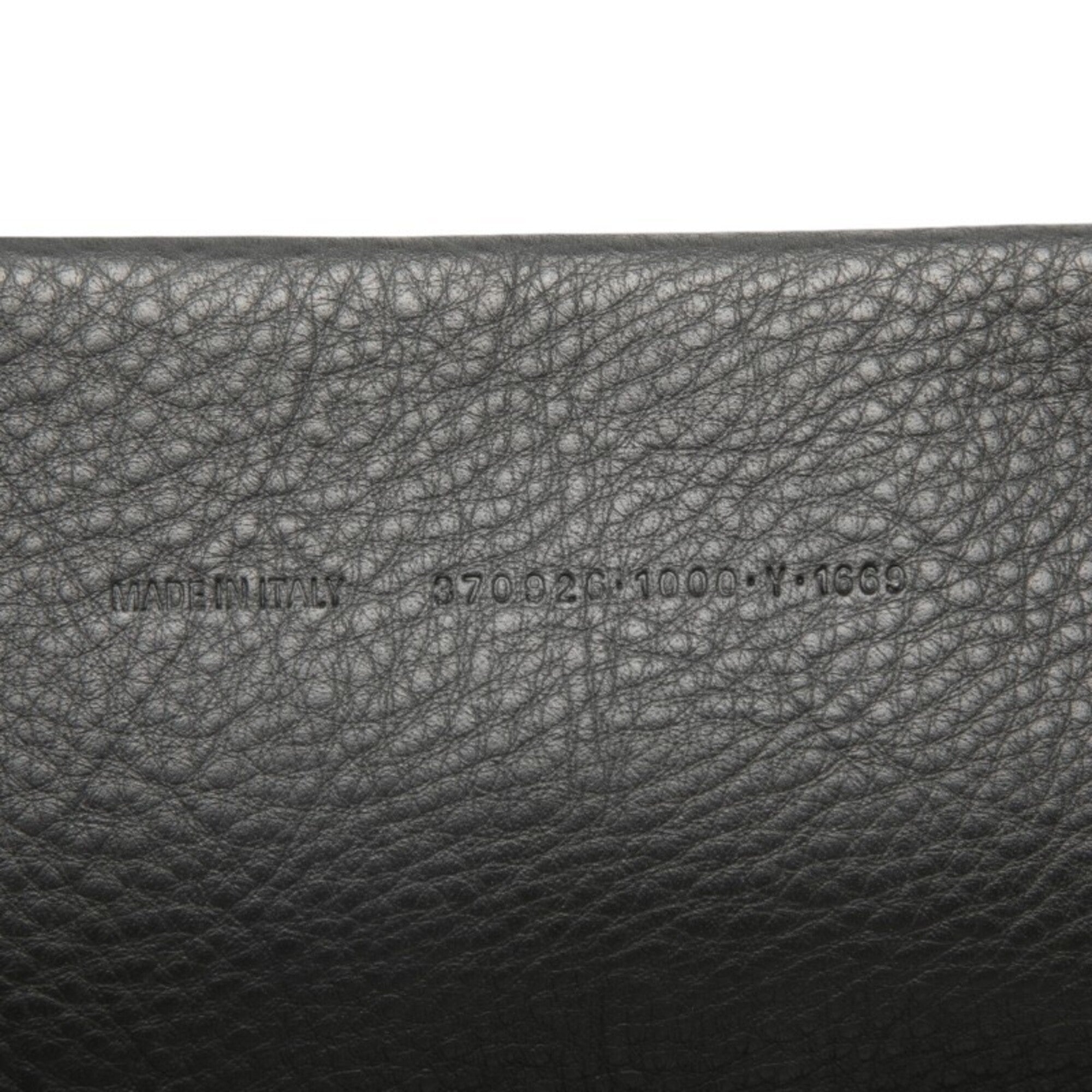 Balenciaga Black Leather Handbag Shoulder Bag (Pre-Owned)