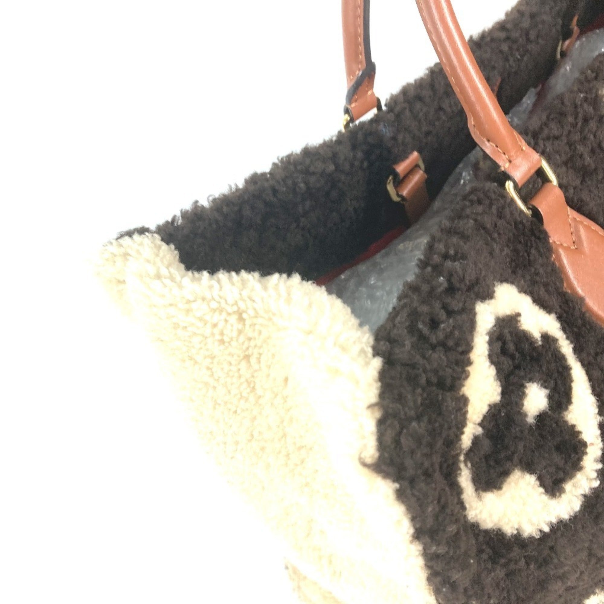 Louis Vuitton Beige Brown Monogram Monogram Shoulder Bag Tote Bag (Pre-Owned)