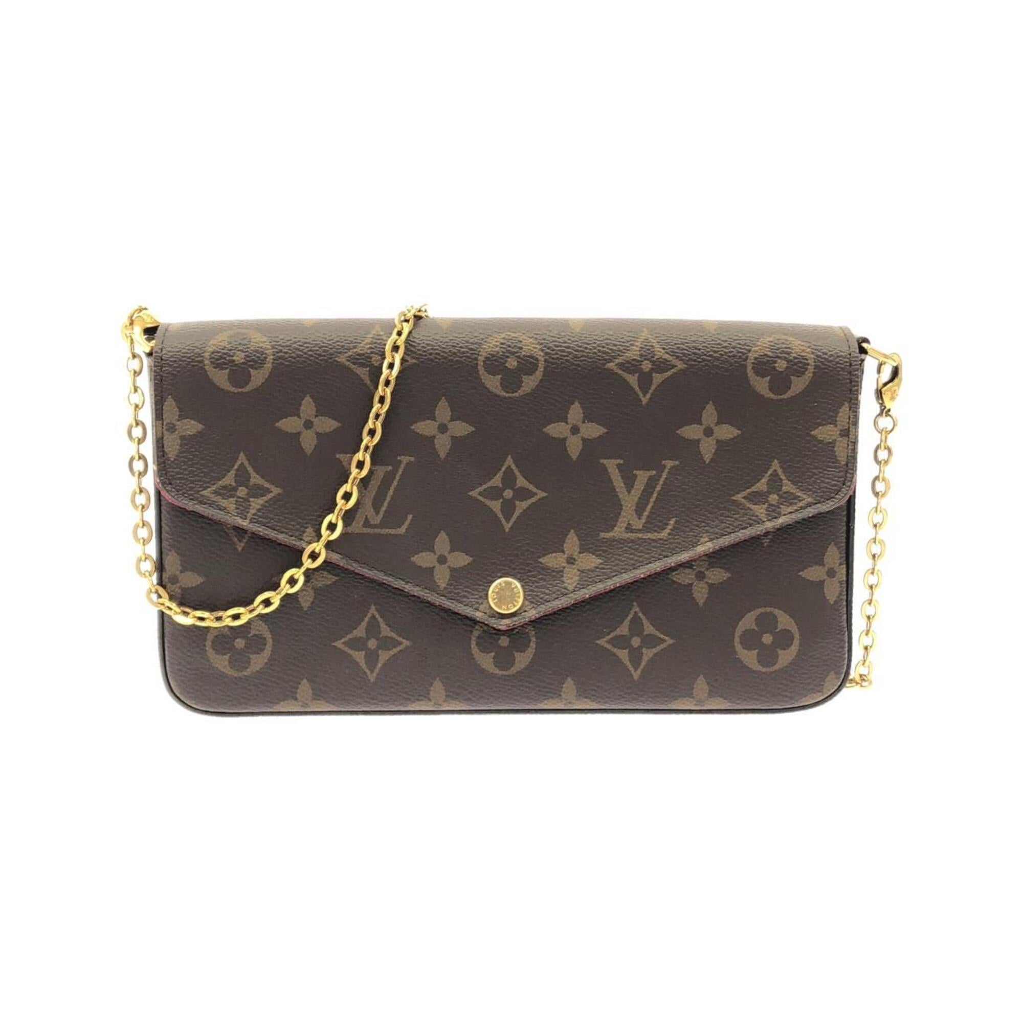 Louis Vuitton Monogram Marron Monogram Coated Canvas Pochette Pouch Shoulder Bag (Pre-Owned)