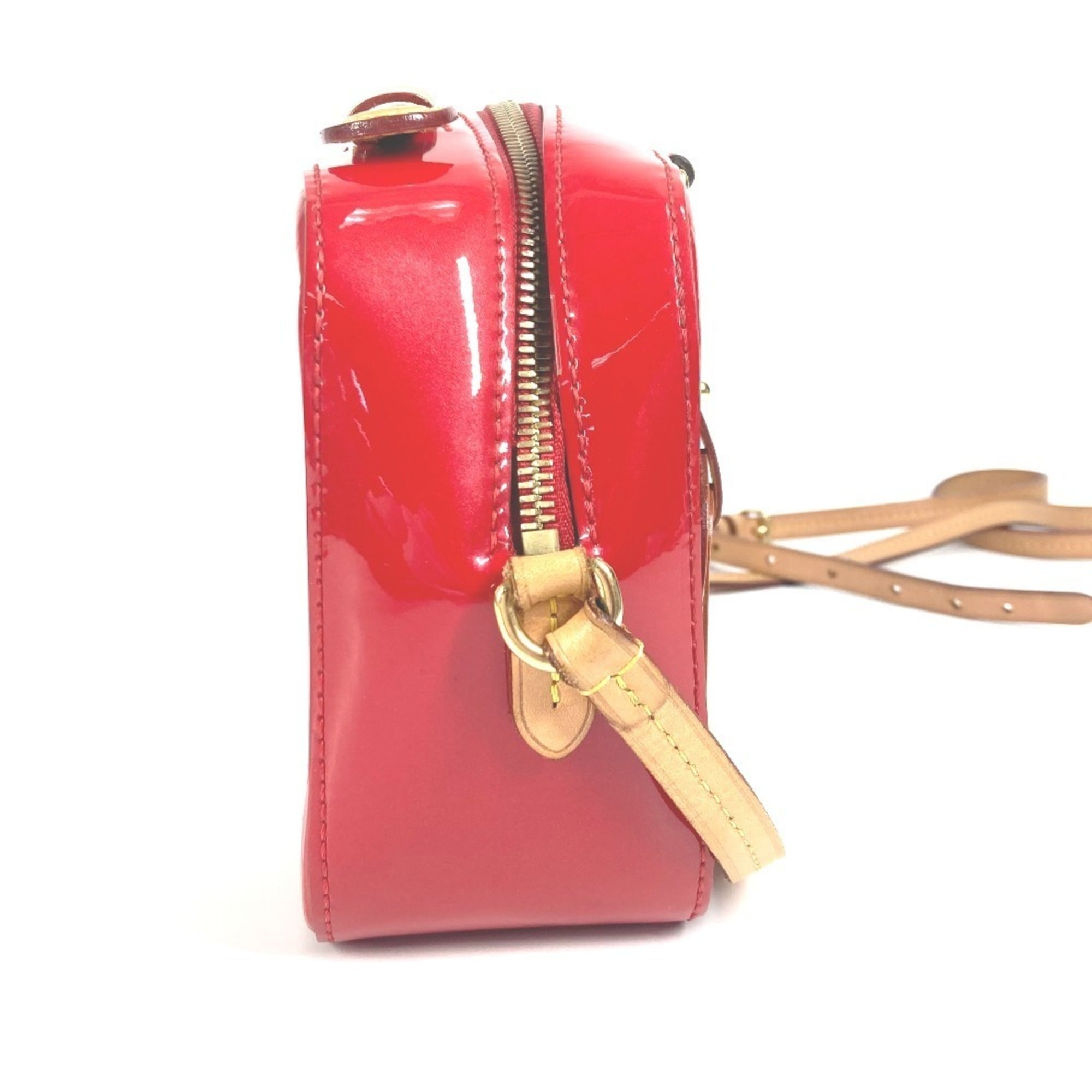 Louis Vuitton Monogram Vernis Cerise Red Color Monogram Vernis Handbag Shoulder Bag (Pre-Owned)