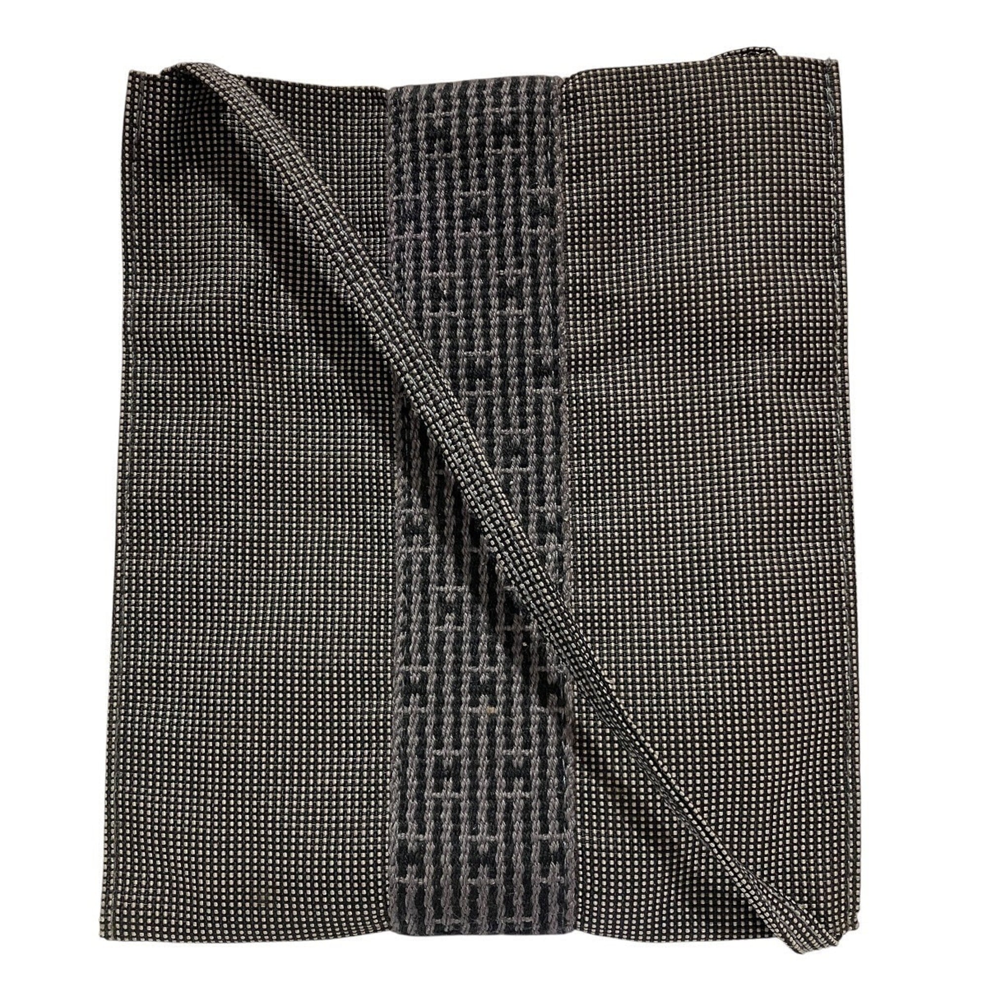 Hermes Her Line Canvas Shoulder Bag (Pre-Owned)