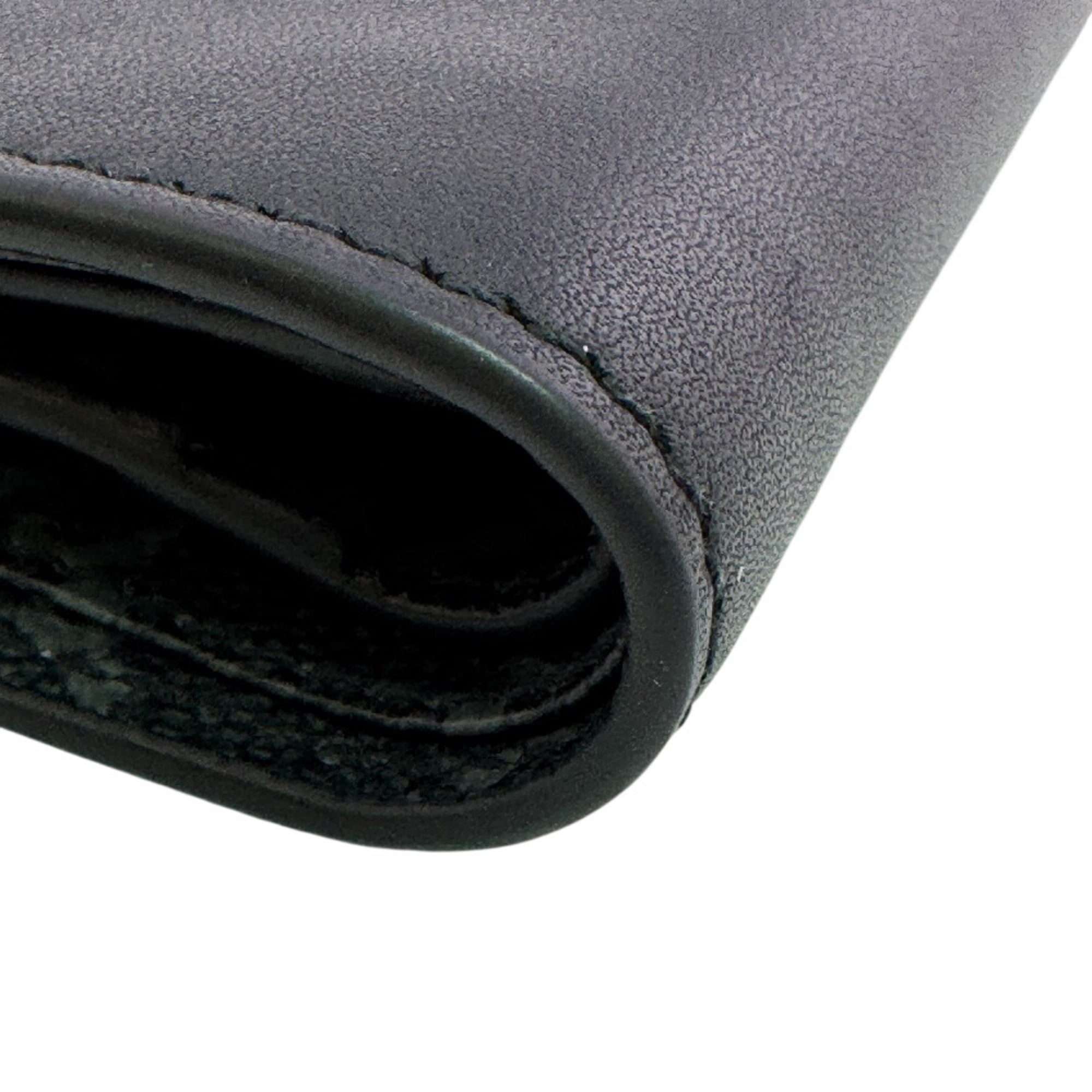Gucci Black Gray Leather Pvc Wallet (Bi-Fold) (Pre-Owned)