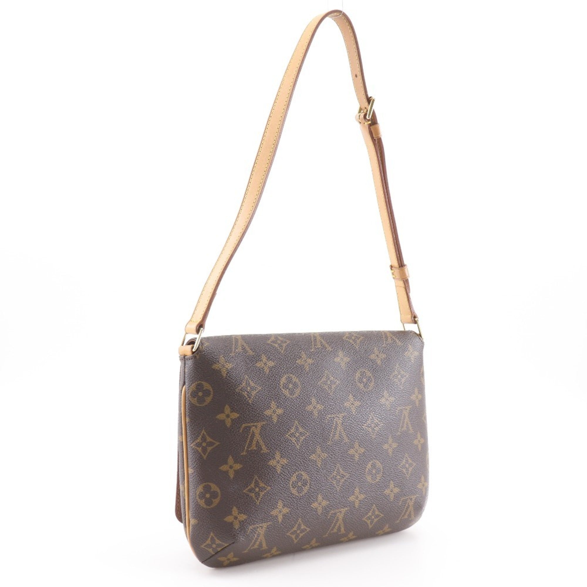 Louis Vuitton Brown Monogram Canvas Shoulder Bag (Pre-Owned)