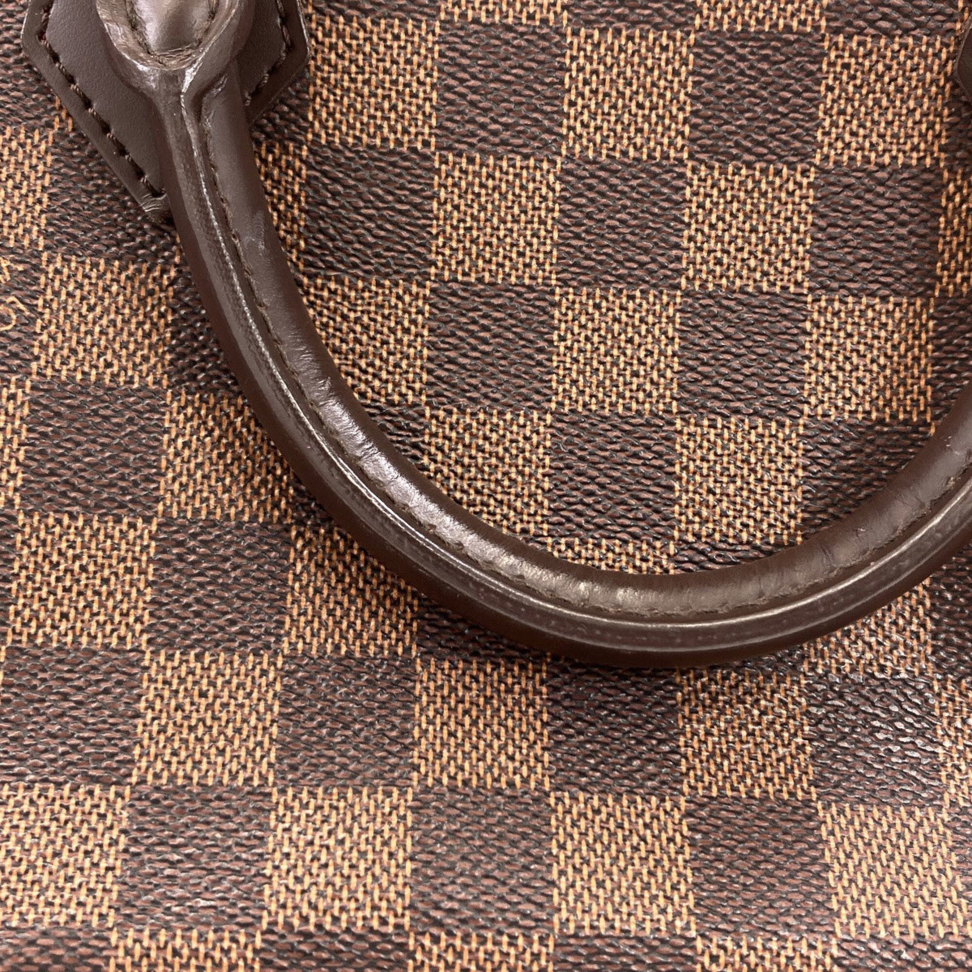 Louis Vuitton Damier Canvas Ebene Damier Canvas Handbag (Pre-Owned)