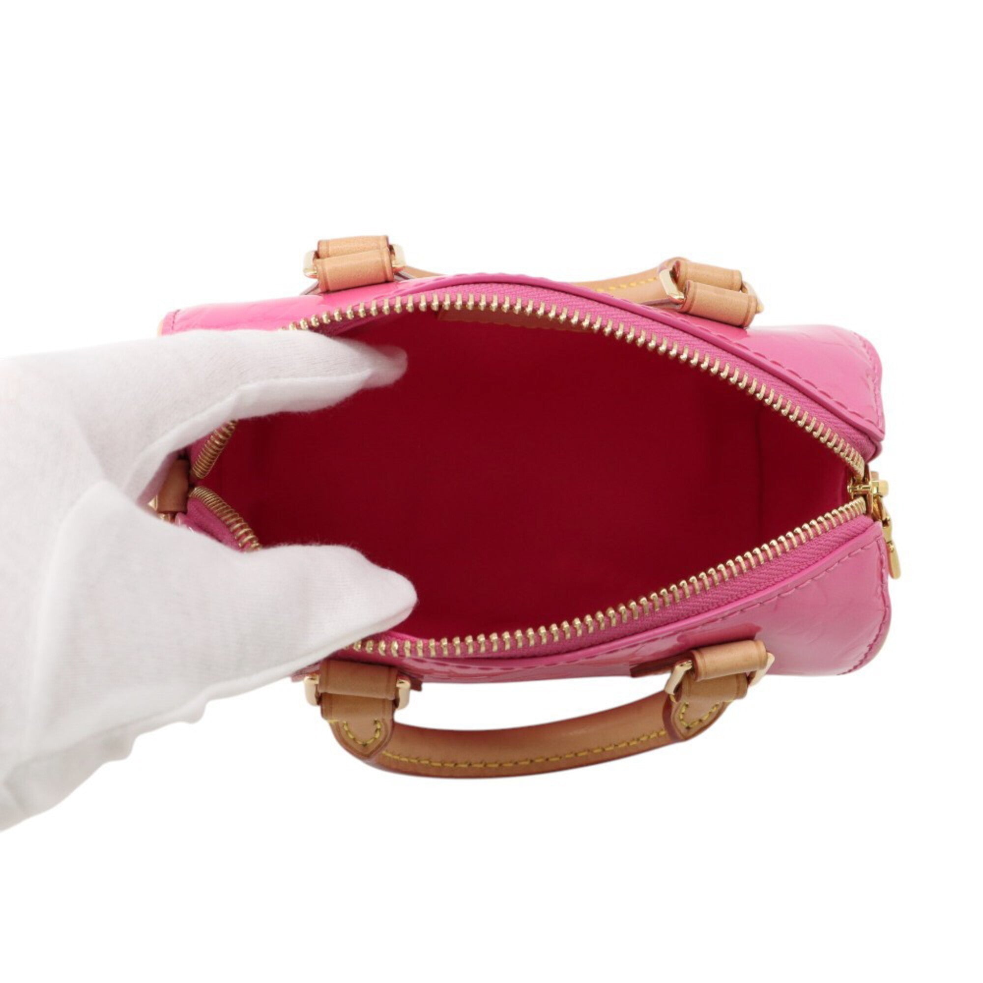 Louis Vuitton Pink Monogram Vernis Handbag Shoulder Bag (Pre-Owned)