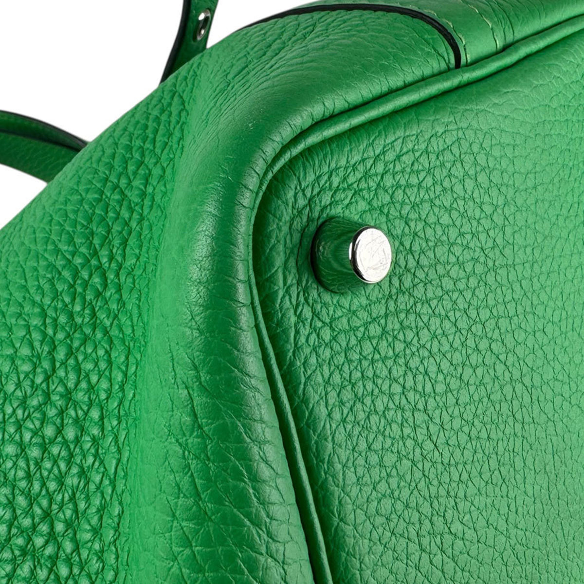 Hermes Taurillon Clemence Leather Handbag (Pre-Owned)