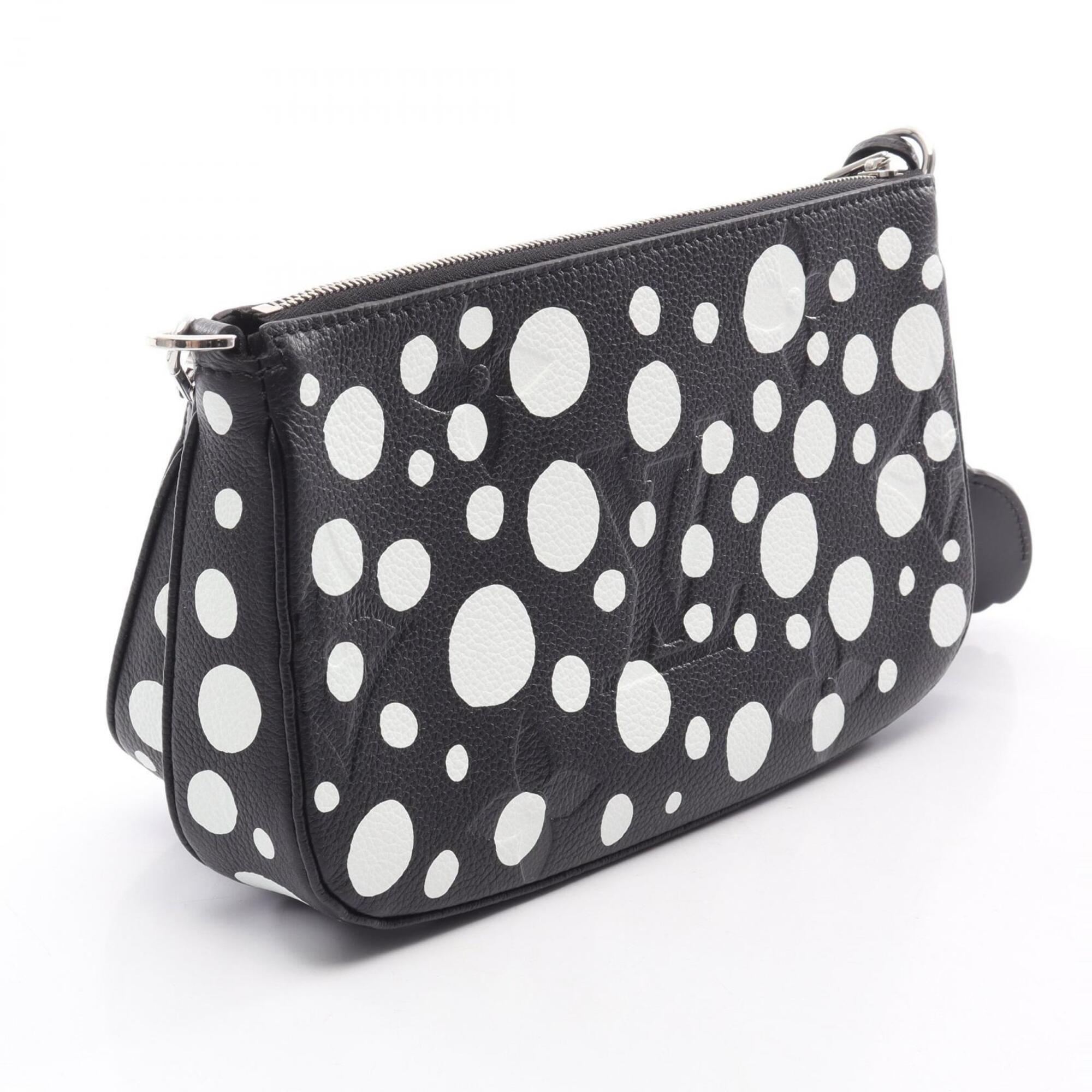 Louis Vuitton Black White Monogram Empreinte Handbag Pochette Shoulder Bag (Pre-Owned)