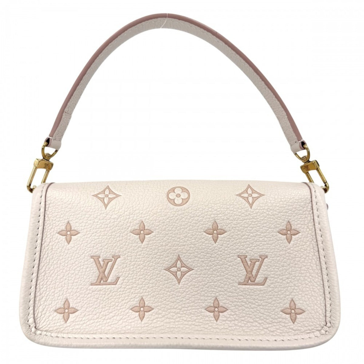 Louis Vuitton Beige Pink Monogram Empreinte Handbag Shoulder Bag (Pre-Owned)