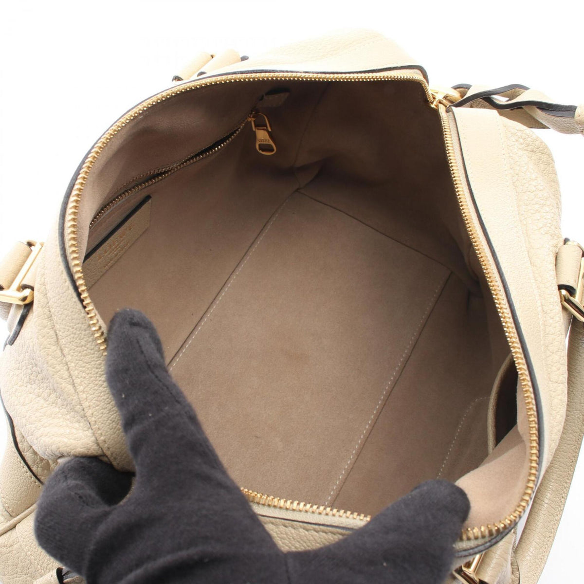 Loewe Beige Leather Handbag (Pre-Owned)