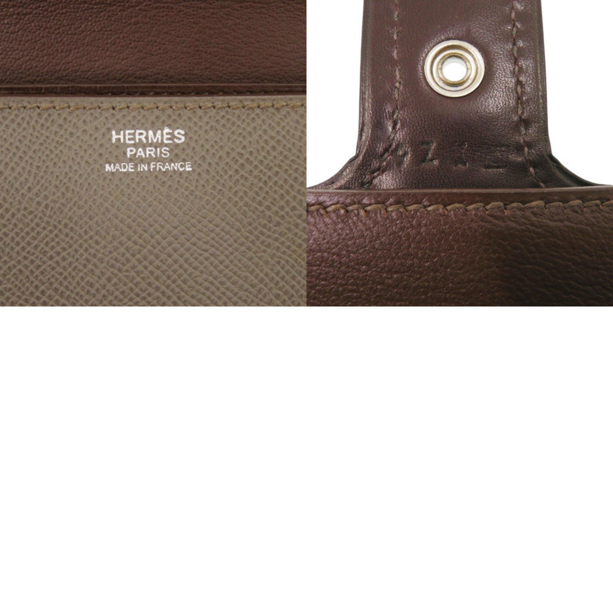 Hermes Etain Epsom Leather Shoulder Bag (Pre-Owned)