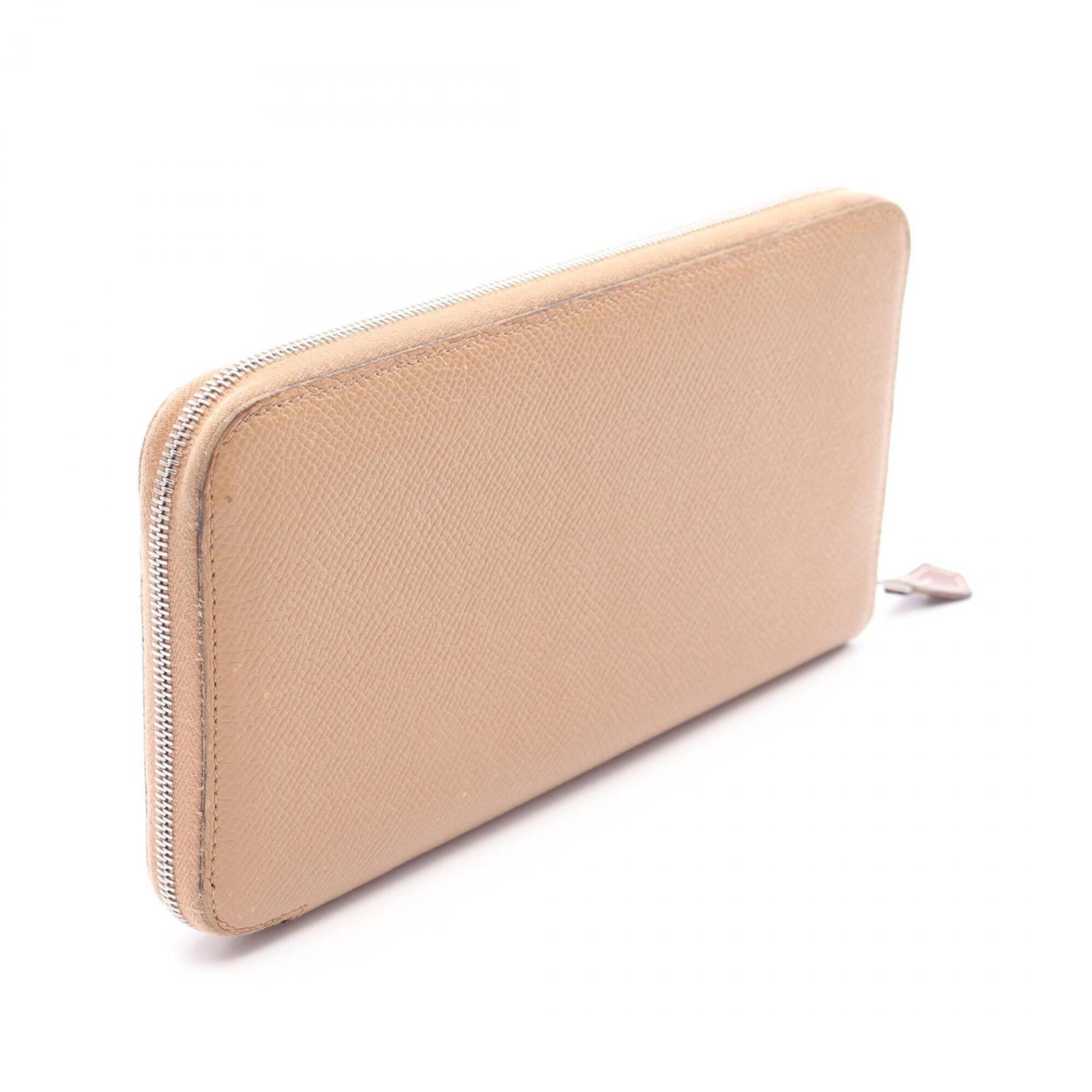 Hermes Brown Epsom Leather Long Wallet (Bi-Fold) (Pre-Owned)