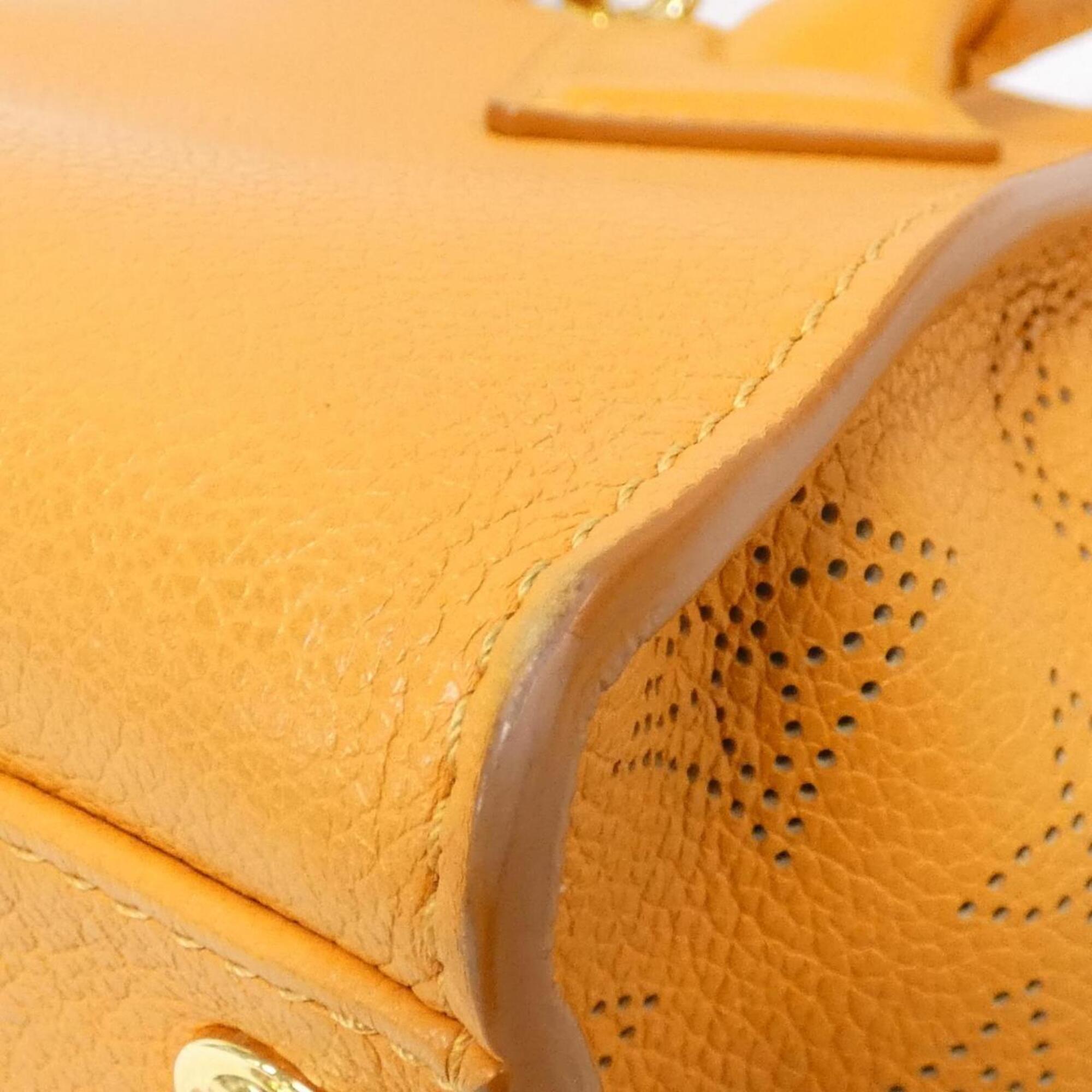 Louis Vuitton Orange Leather Handbag (Pre-Owned)