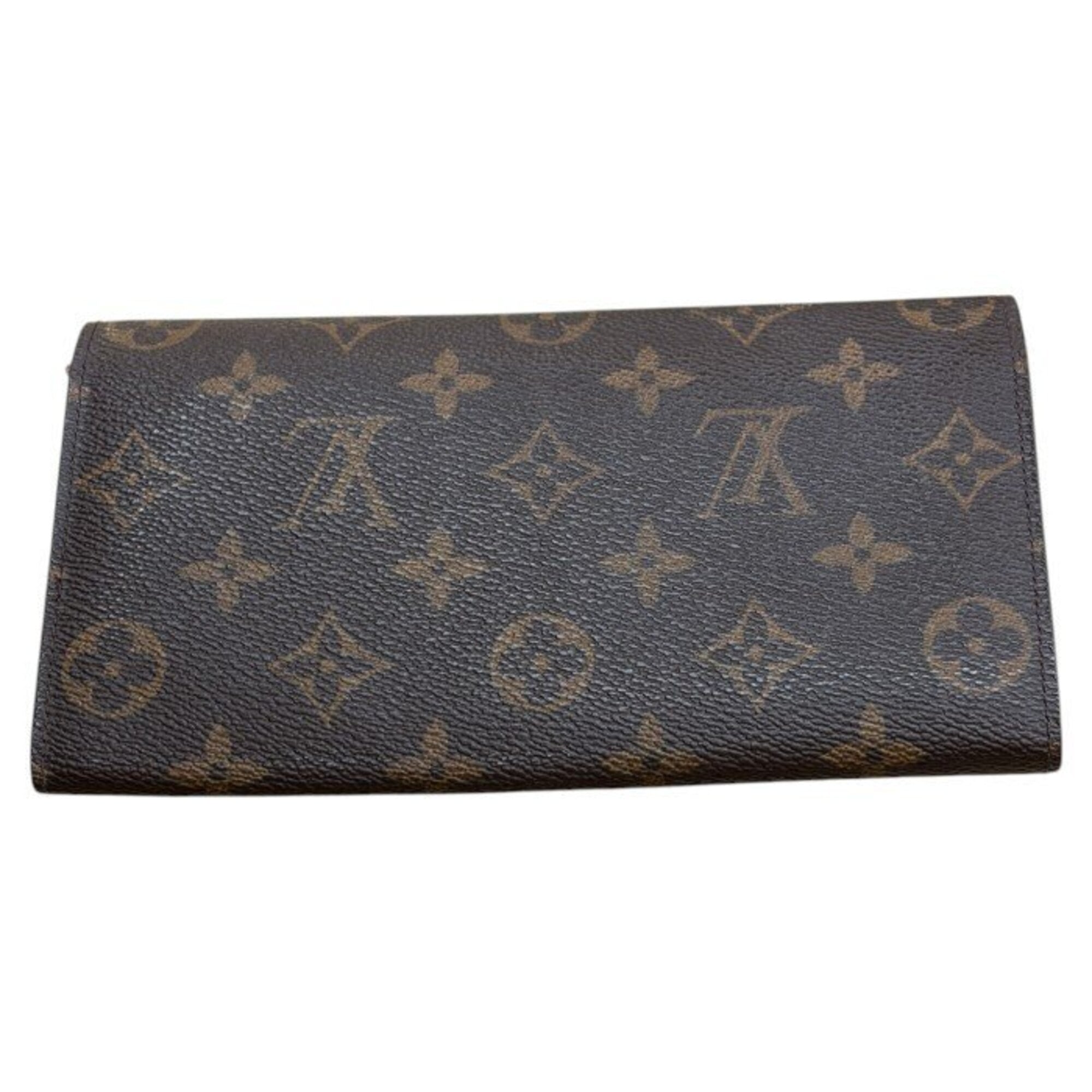 Louis Vuitton Monogram Brown Monogram Long Wallet (Bi-Fold) (Pre-Owned)