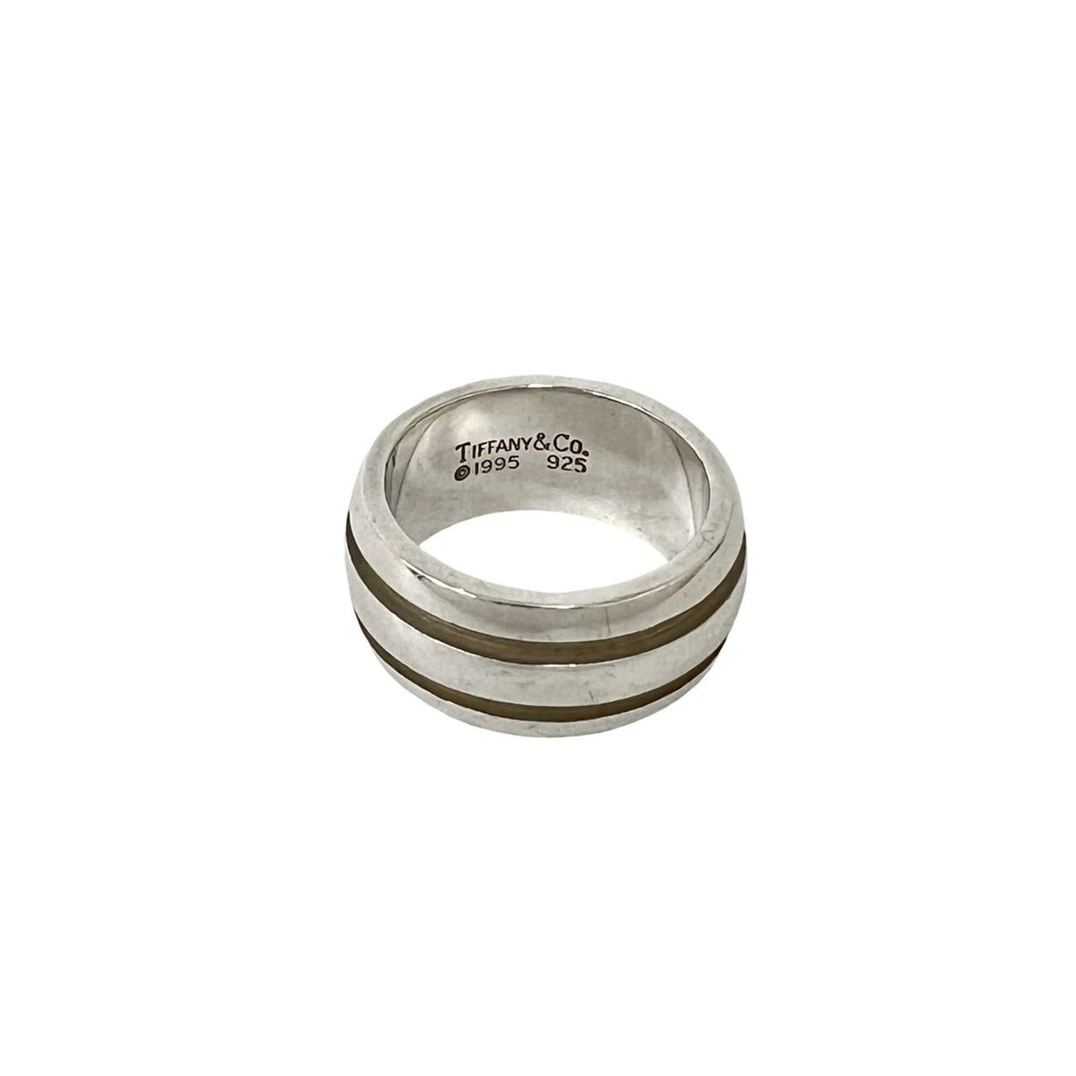 Tiffany Silver Silver 925 Band Ring (Pre-Owned)