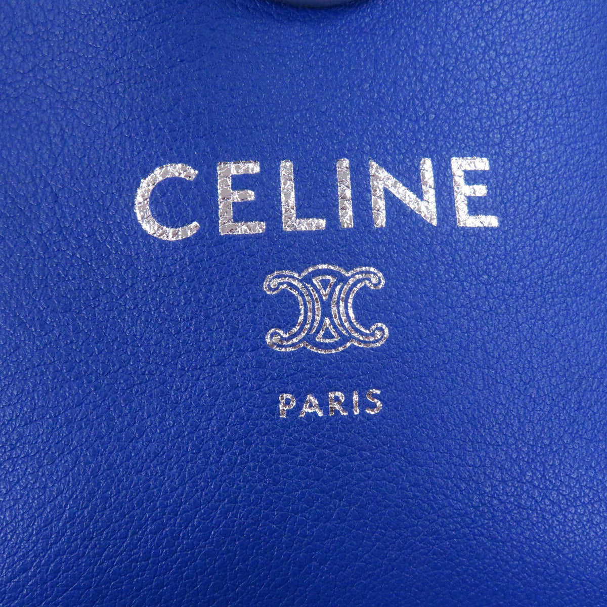 Celine Blue Leather Messenger Bag Shoulder Bag (Pre-Owned)