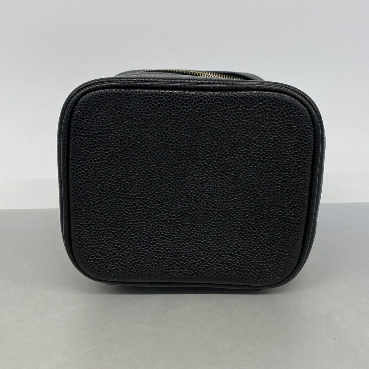 Chanel Black Grained Calfskin Vanity Bag (Pre-Owned)