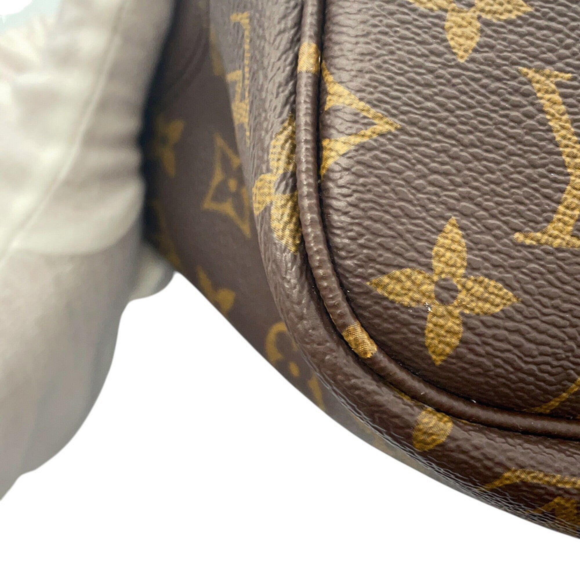Louis Vuitton Monogram Noir Monogram Leather Handbag Pouch Tote Bag (Pre-Owned)