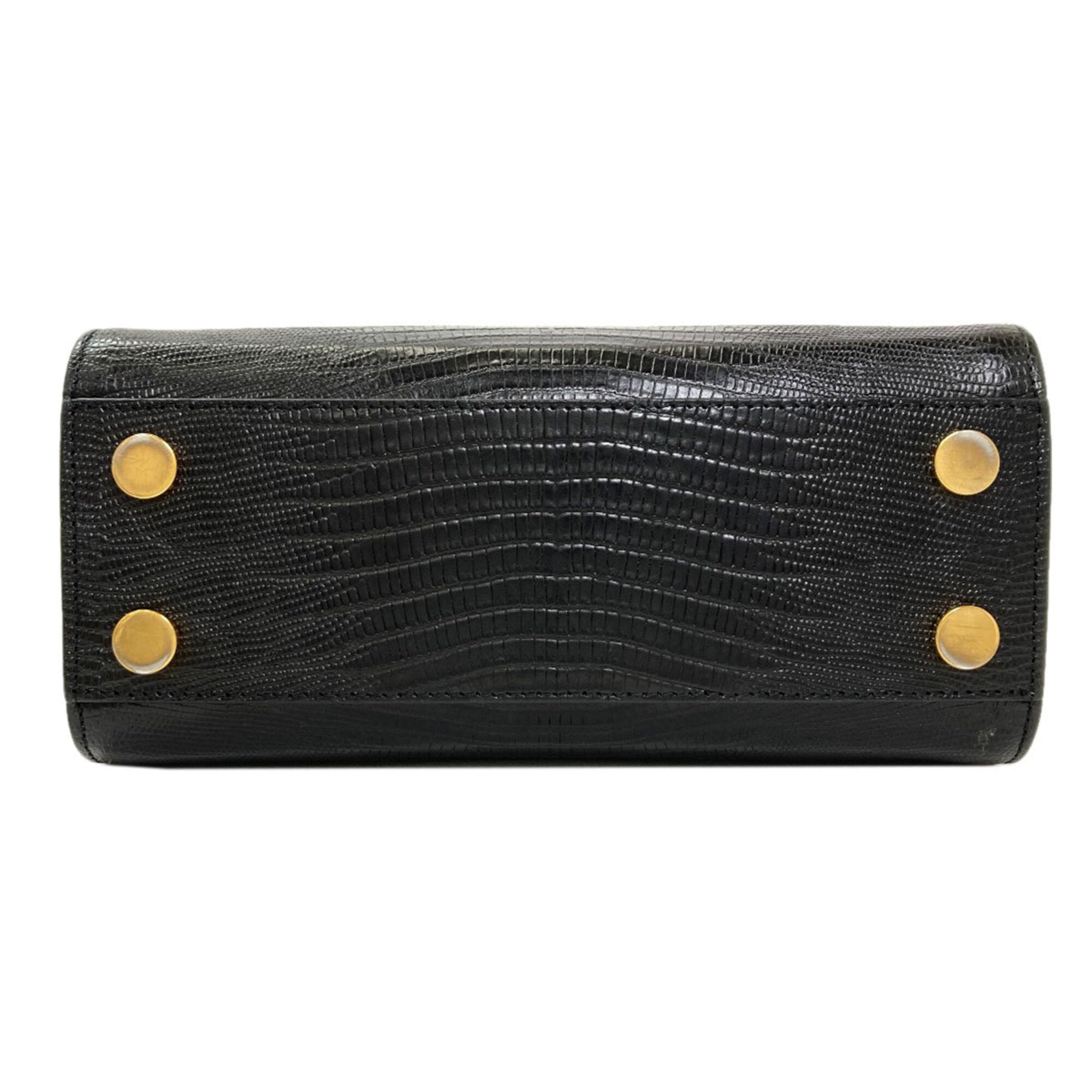 Marni Black Leather Shoulder Bag (Pre-Owned)