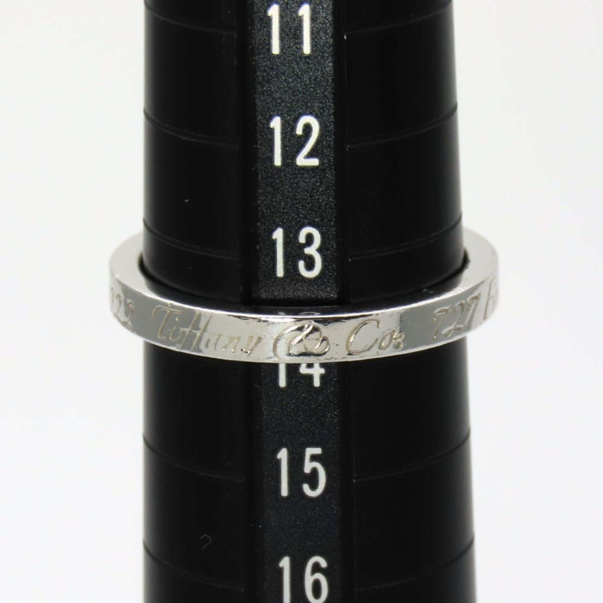 Tiffany Silver Silver 925 Band Ring (Pre-Owned)
