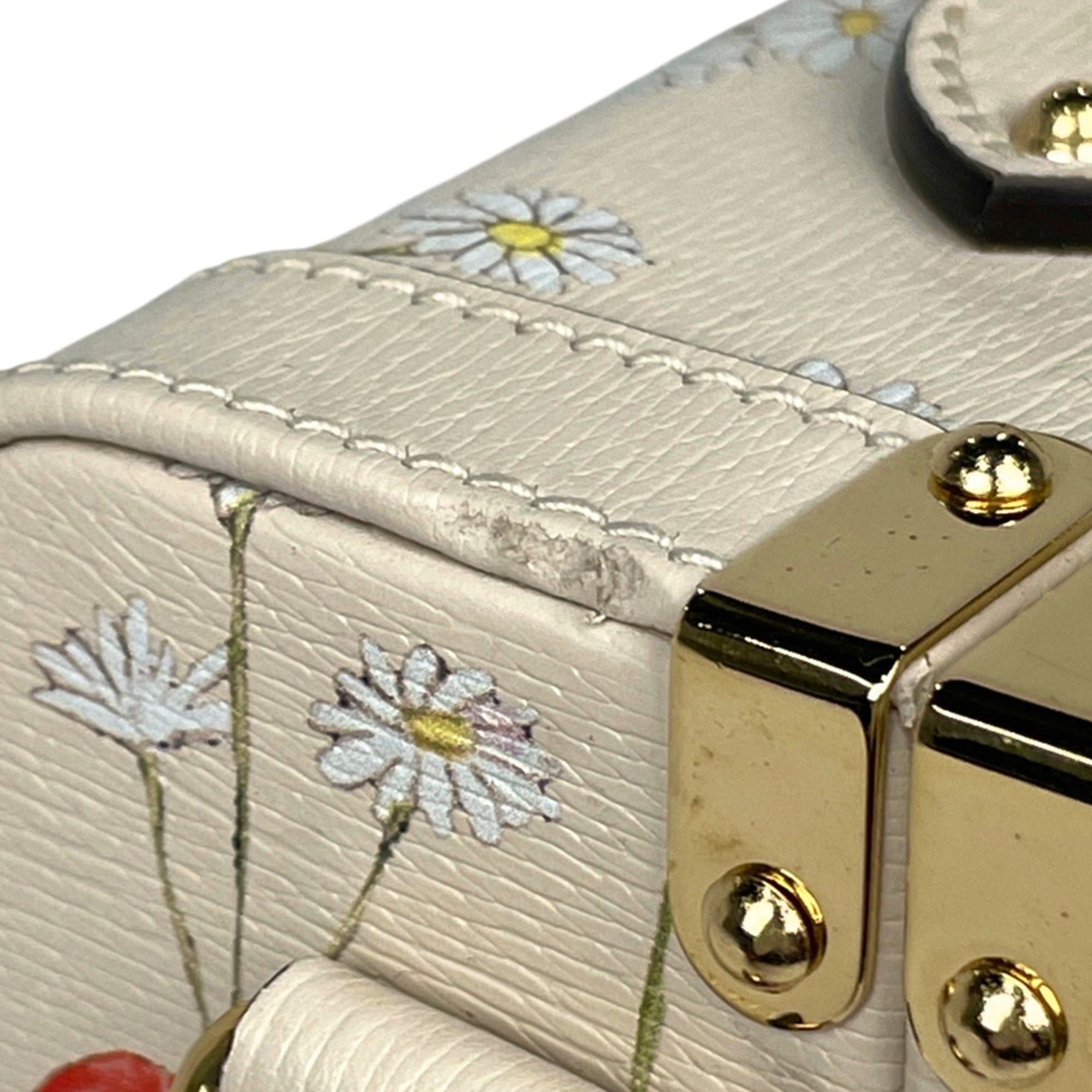 Gucci Ivory Multi-Color Leather Handbag Shoulder Bag (Pre-Owned)