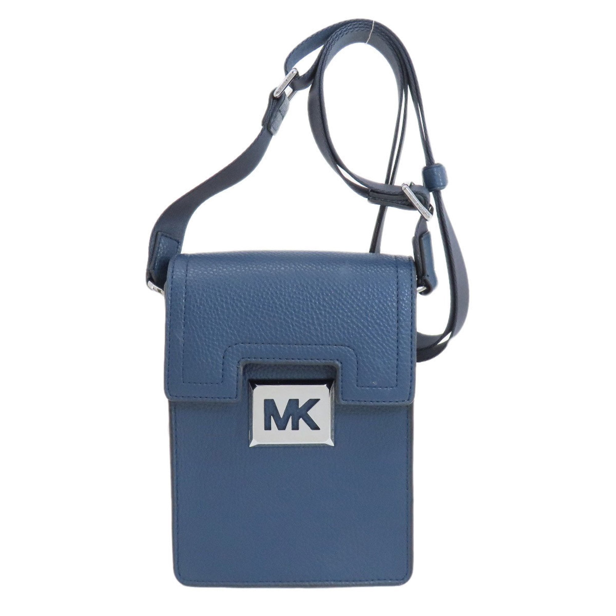 Michael Kors Navy Leather Shoulder Bag (Pre-Owned)