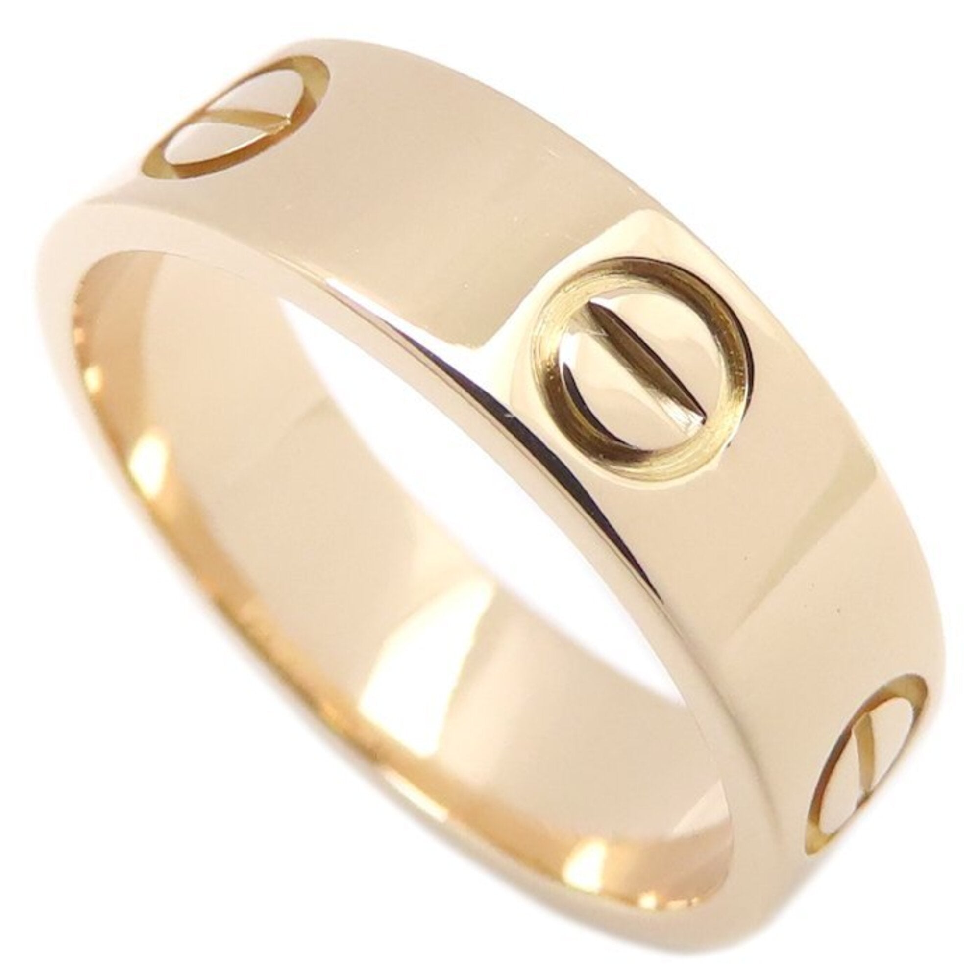 Cartier Love Pink Gold (18K) Band Ring (Pre-Owned)