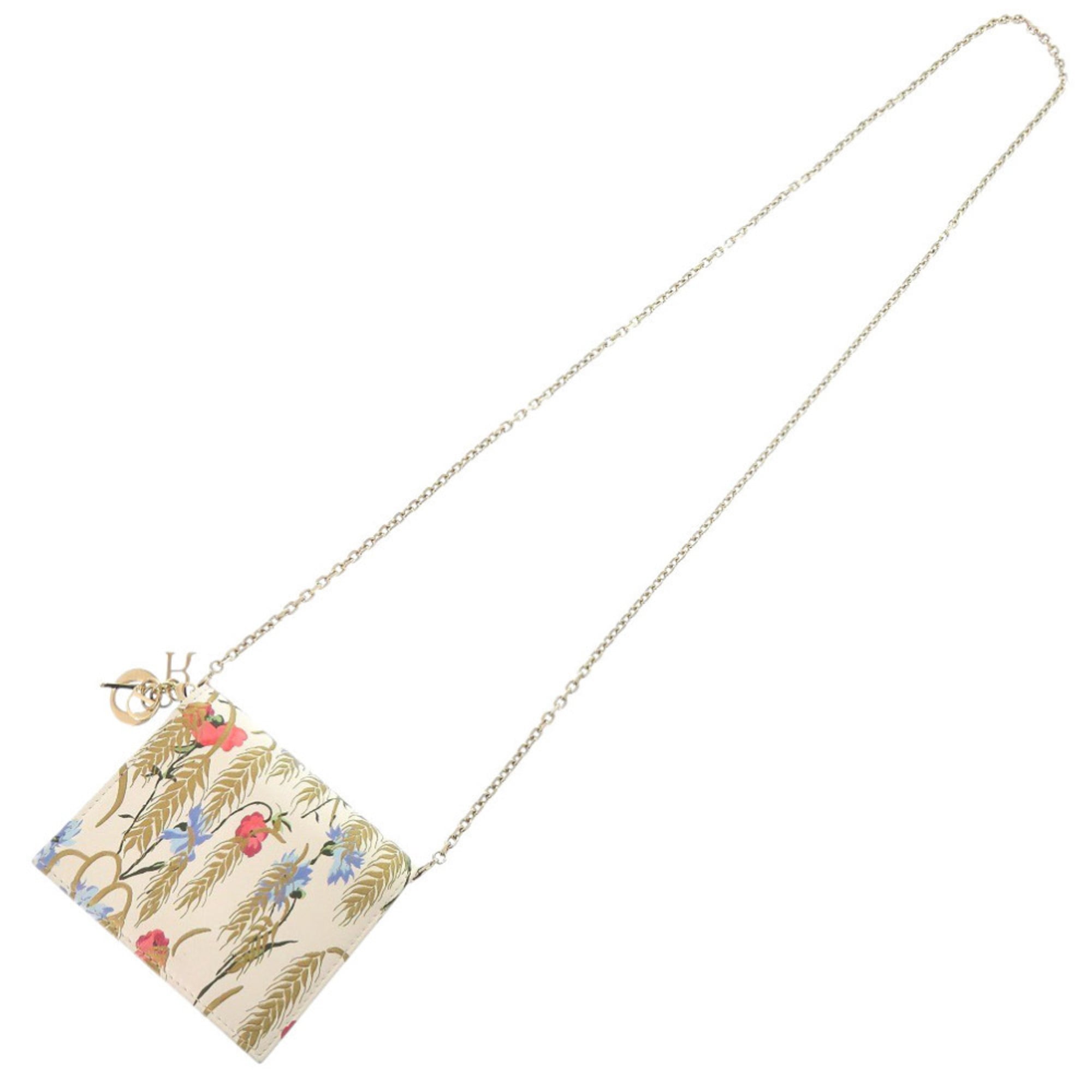 Christian Dior Ivory Leather Shoulder Bag (Pre-Owned)
