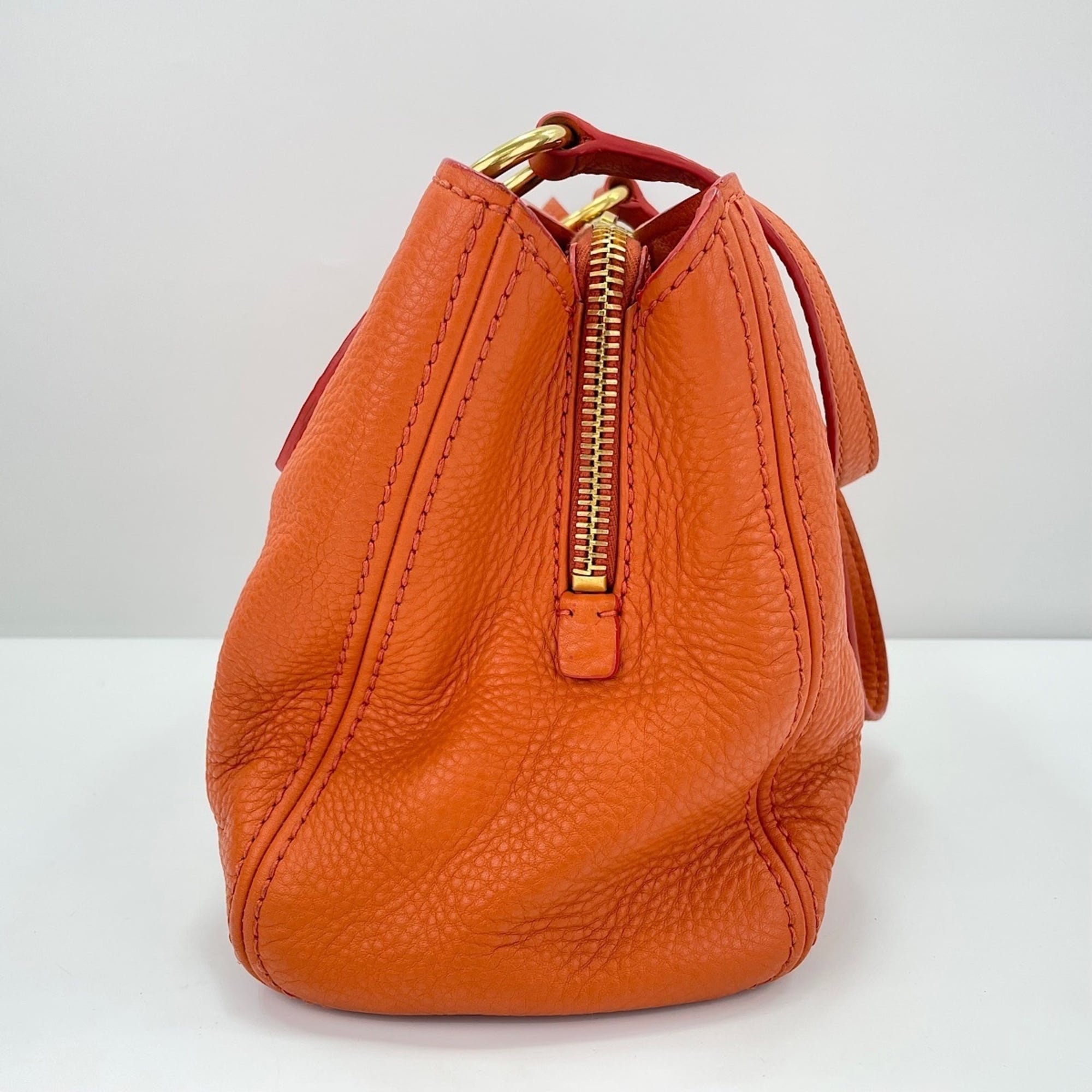 Miu Miu Orange Handbag Shoulder Bag (Pre-Owned)