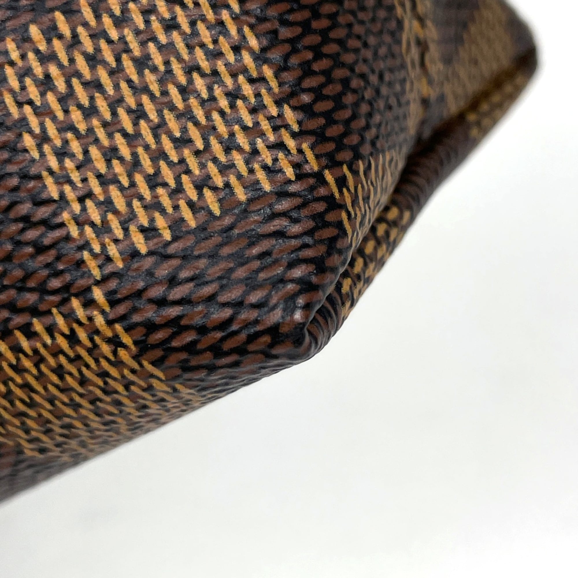 Louis Vuitton Brown Damier Canvas Pochette Pouch (Pre-Owned)