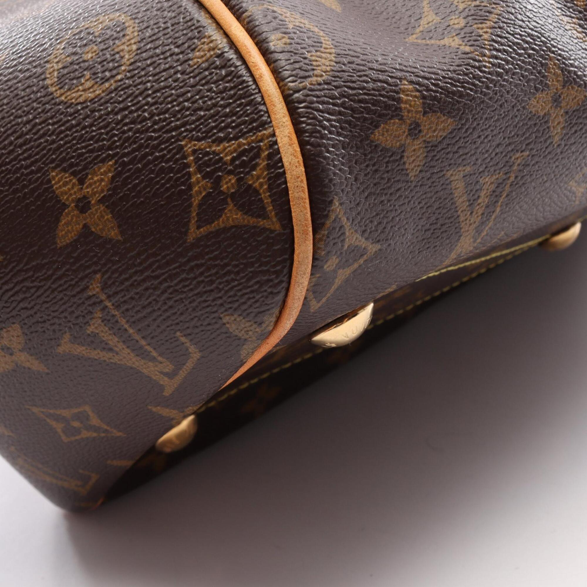 Louis Vuitton Brown Pvc Leather Handbag (Pre-Owned)