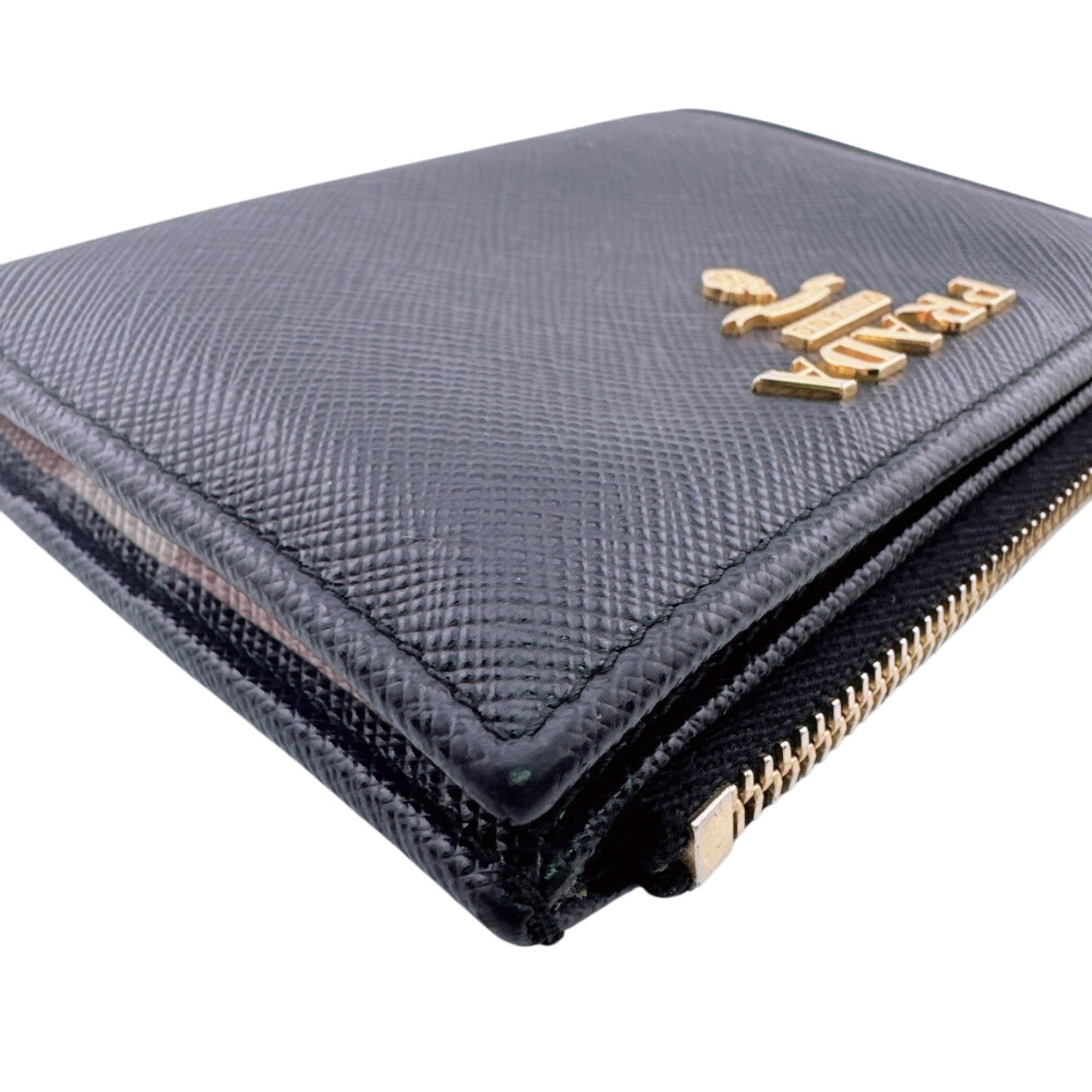 Prada Black Pvc Wallet (Bi-Fold) (Pre-Owned)