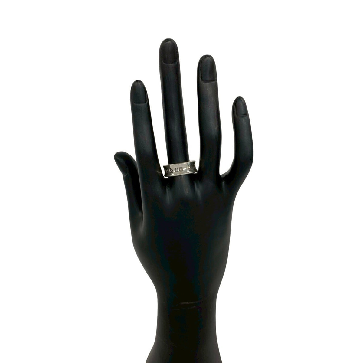 Tiffany Silver Silver 925 Band Ring (Pre-Owned)