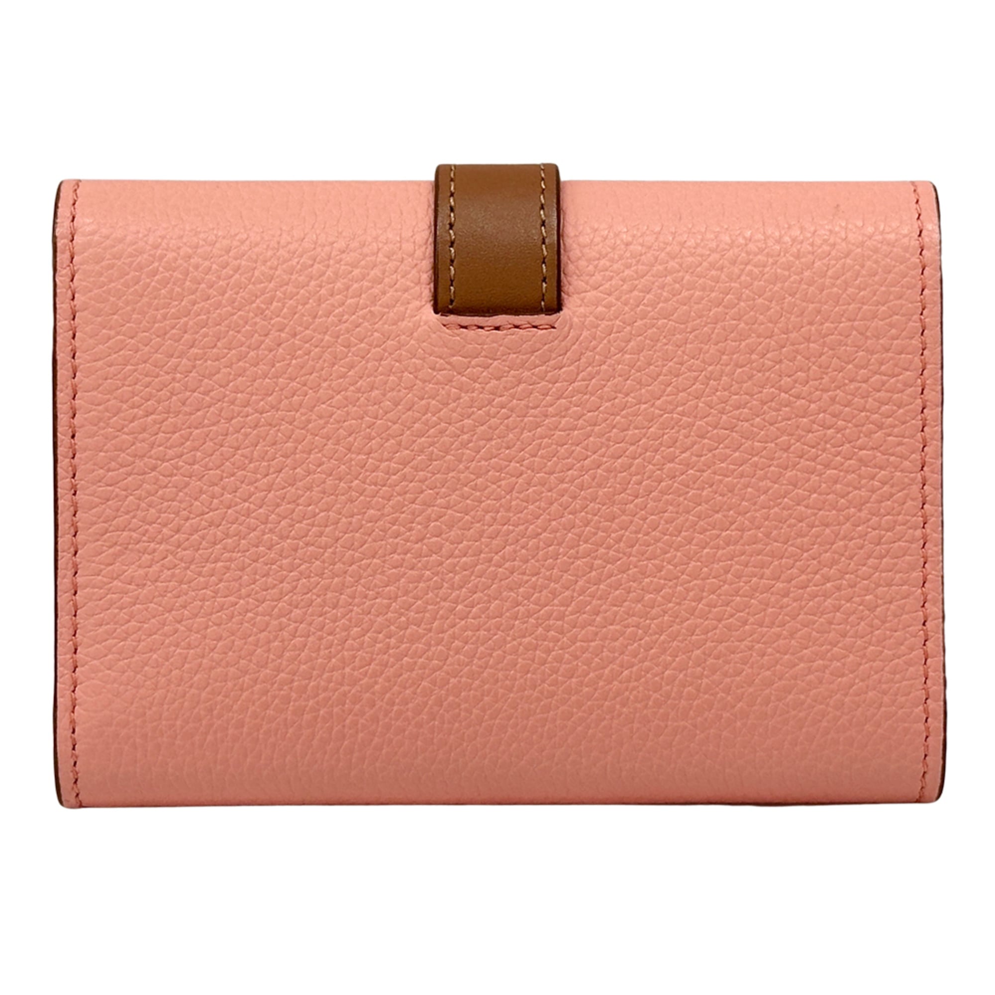 Loewe Brown Orange Pink Wallet (Tri-Fold) (Pre-Owned)