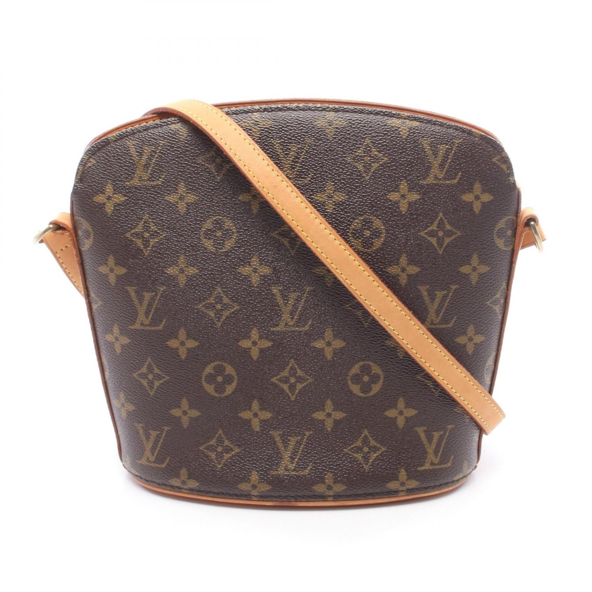 Louis Vuitton Brown Monogram Monogram Leather Handbag Shoulder Bag (Pre-Owned)