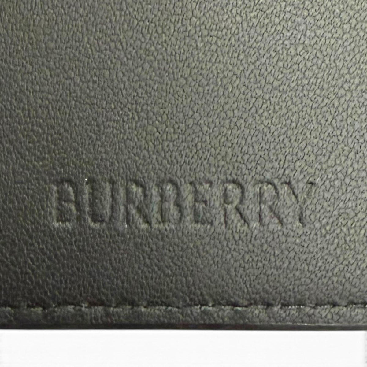 Burberry Black Leather Wallet (Bi-Fold) (Pre-Owned)