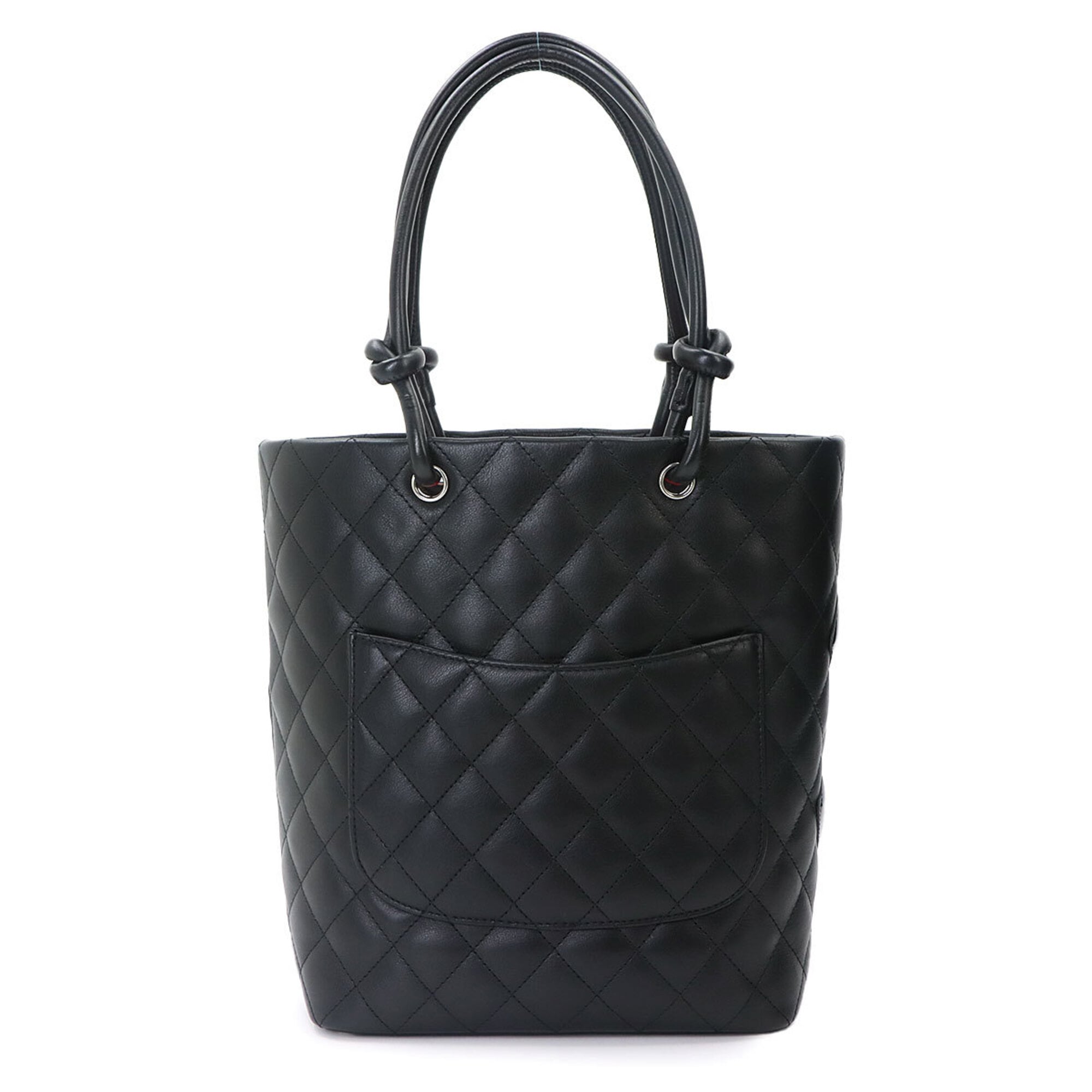 Chanel Black Cambon Ligne Handbag Tote Bag (Pre-Owned)