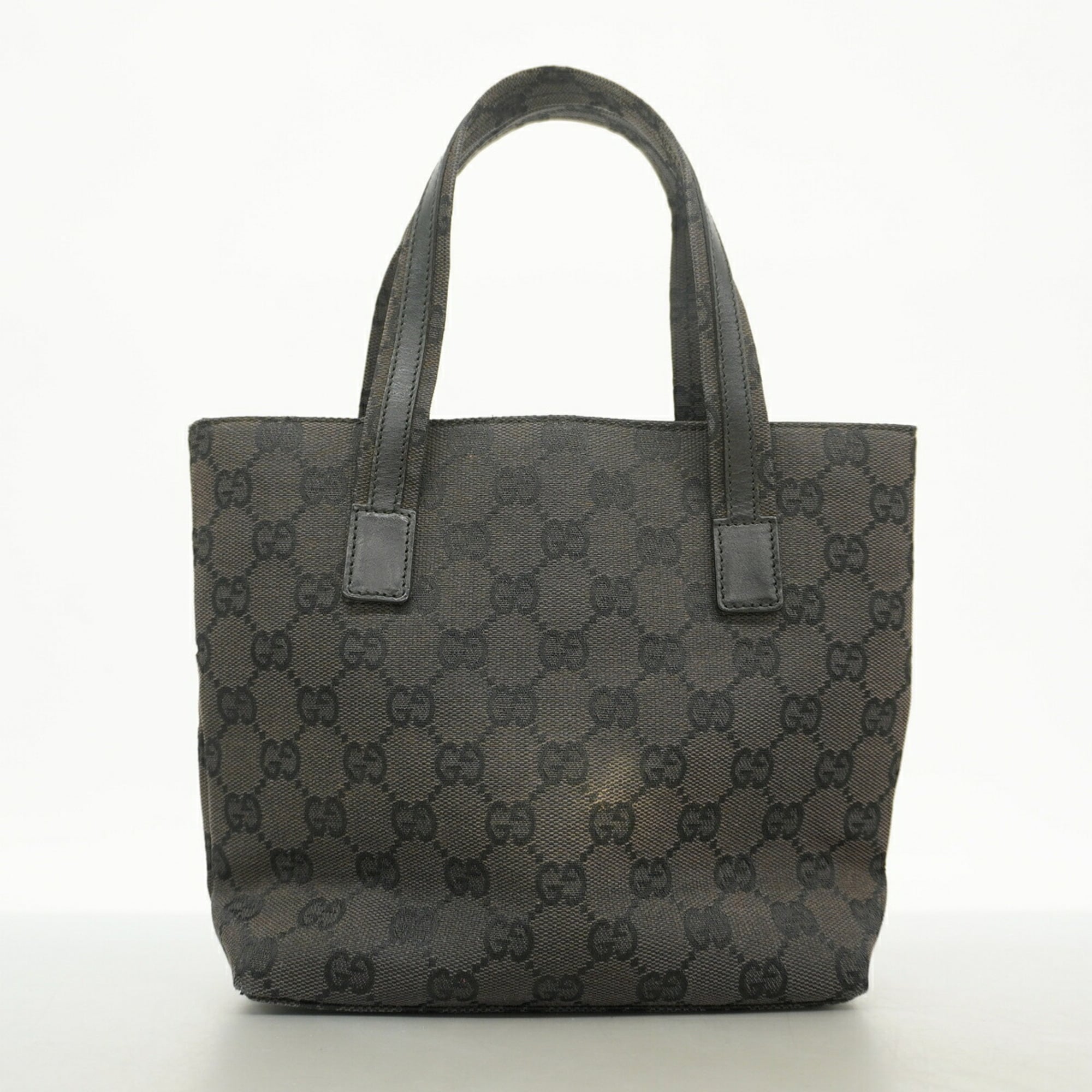 Gucci Black Canvas Handbag (Pre-Owned)