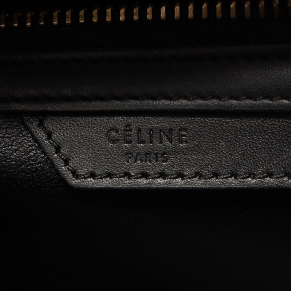 Celine Black Gray Yellow Leather Suede Handbag Tote Bag (Pre-Owned)