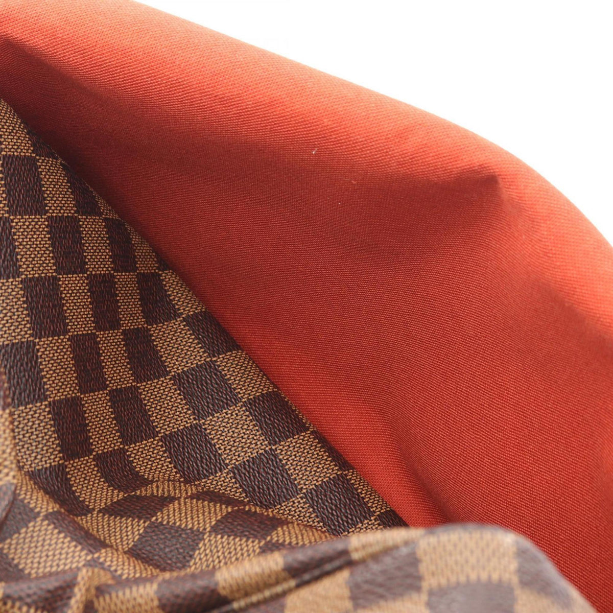 Louis Vuitton Brown Coated Canvas Damier Canvas Pvc Leather Handbag Shoulder Bag (Pre-Owned)