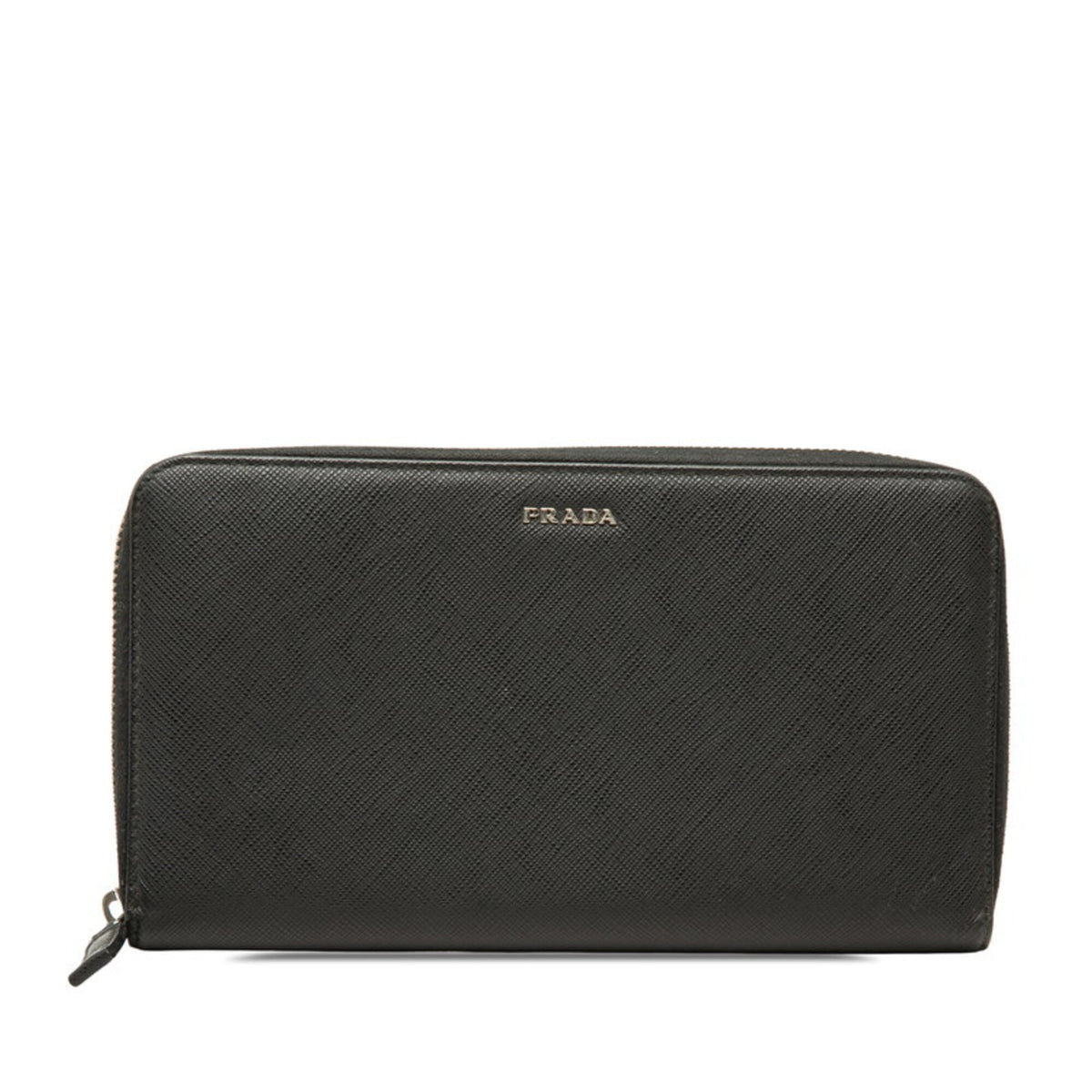 Prada Black Leather Coin Purse/Coin Case (Pre-Owned)