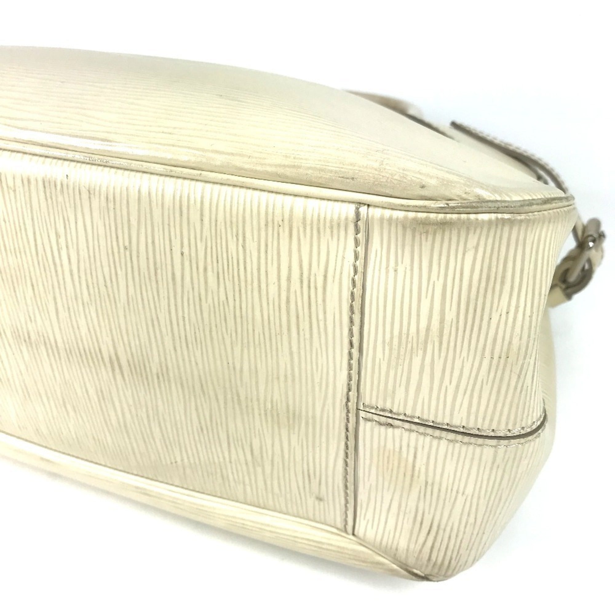 Louis Vuitton Lv Off White White Epi Leather Handbag Tote Bag (Pre-Owned)