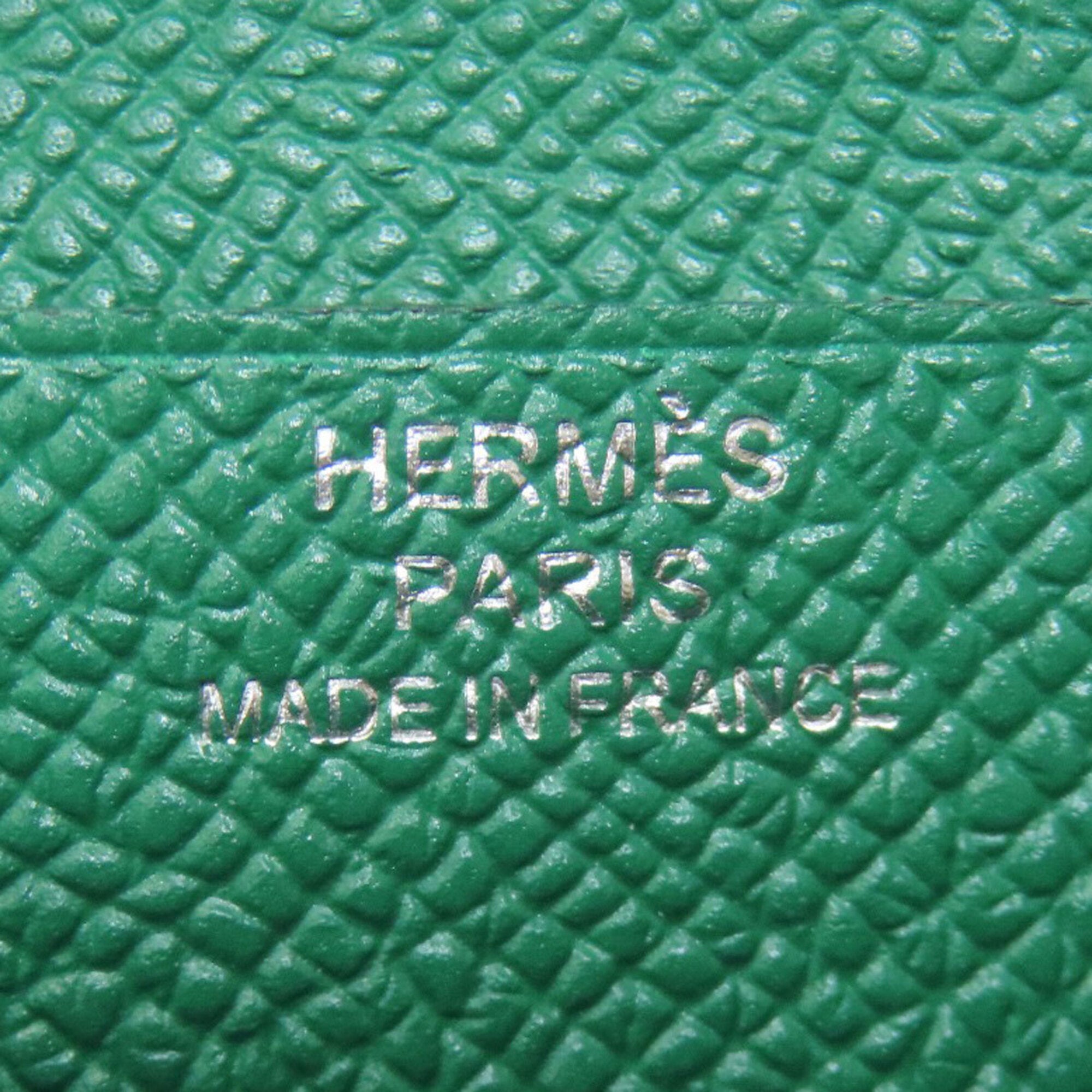 Hermes Green Epsom Leather Wallet (Bi-Fold) (Pre-Owned)