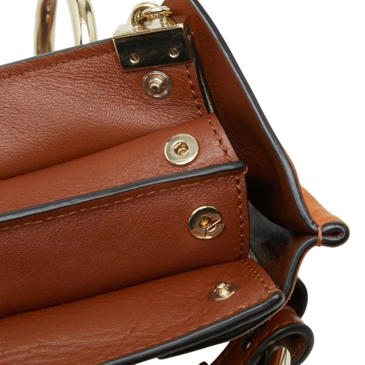 Chloé Brown Leather Suede Shoulder Bag (Pre-Owned)