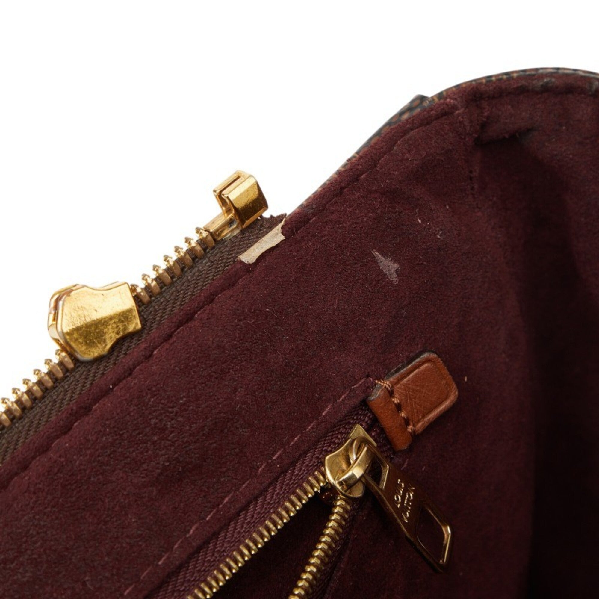 Louis Vuitton Brown Pvc Leather Handbag Shoulder Bag (Pre-Owned)