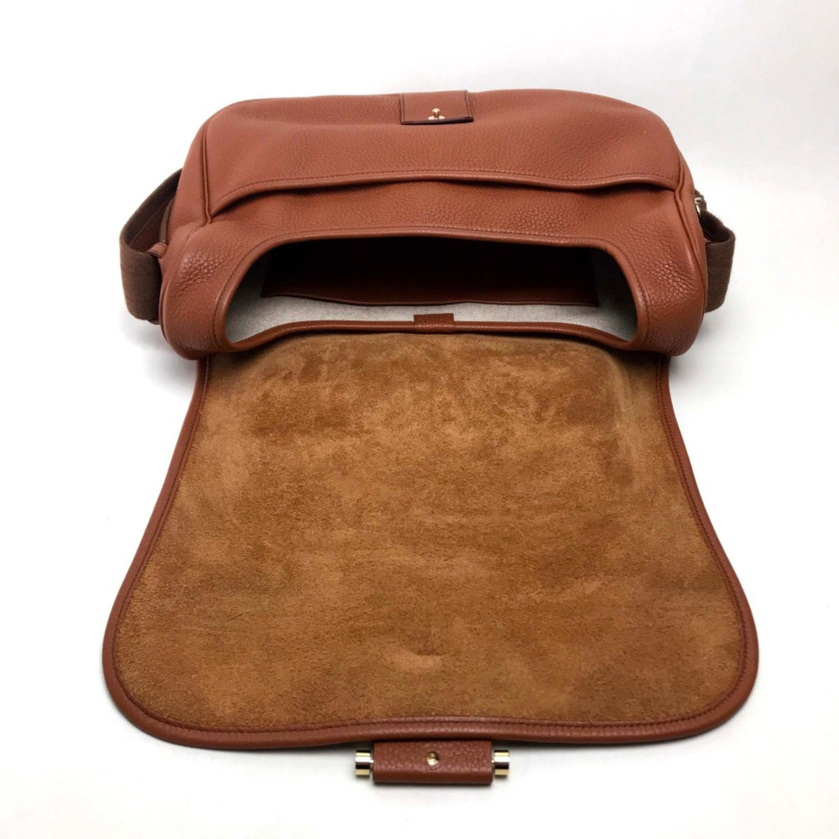Hermes Brown Leather Shoulder Bag (Pre-Owned)
