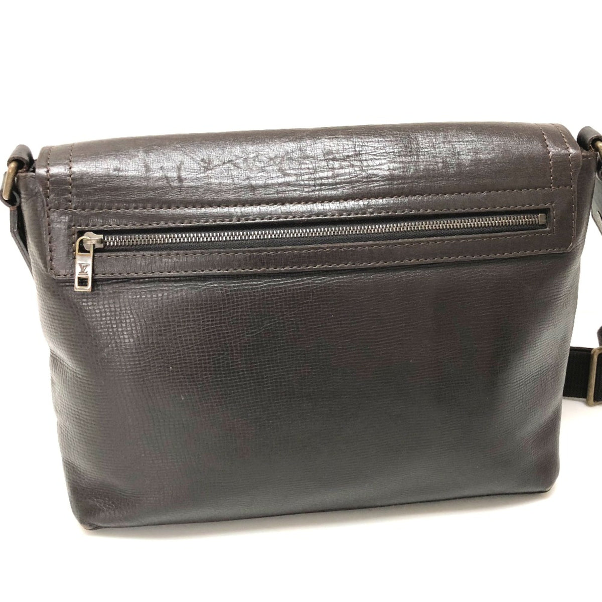 Louis Vuitton Brown Leather Shoulder Bag (Pre-Owned)