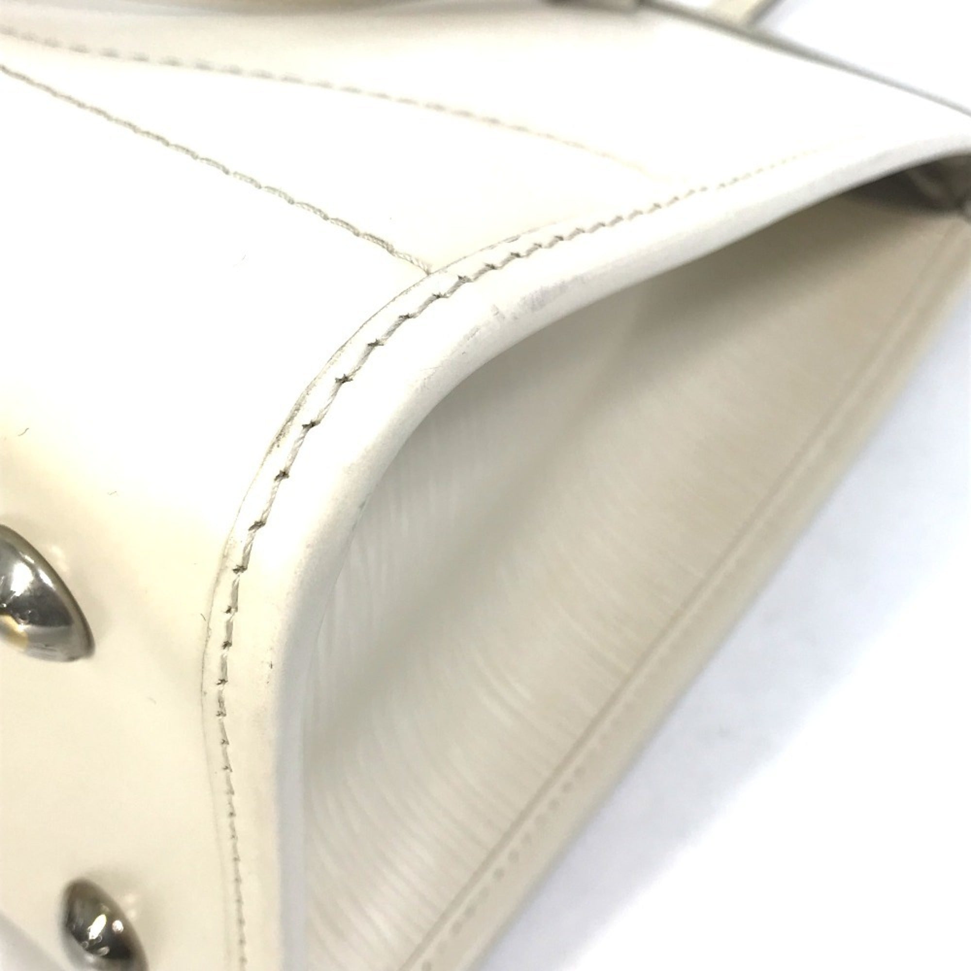 Louis Vuitton Epi Galle Lv Off White White Epi Leather Shoulder Bag Tote Bag (Pre-Owned)