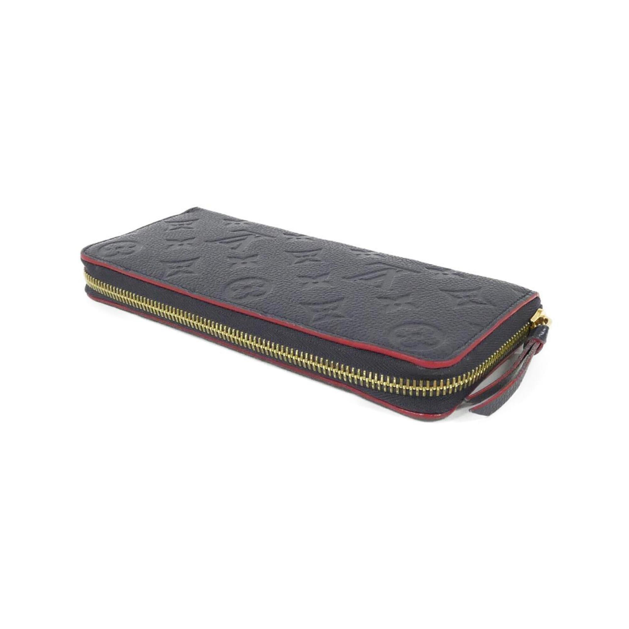 Louis Vuitton Marine Rouge Leather Long Wallet (Bi-Fold) (Pre-Owned)